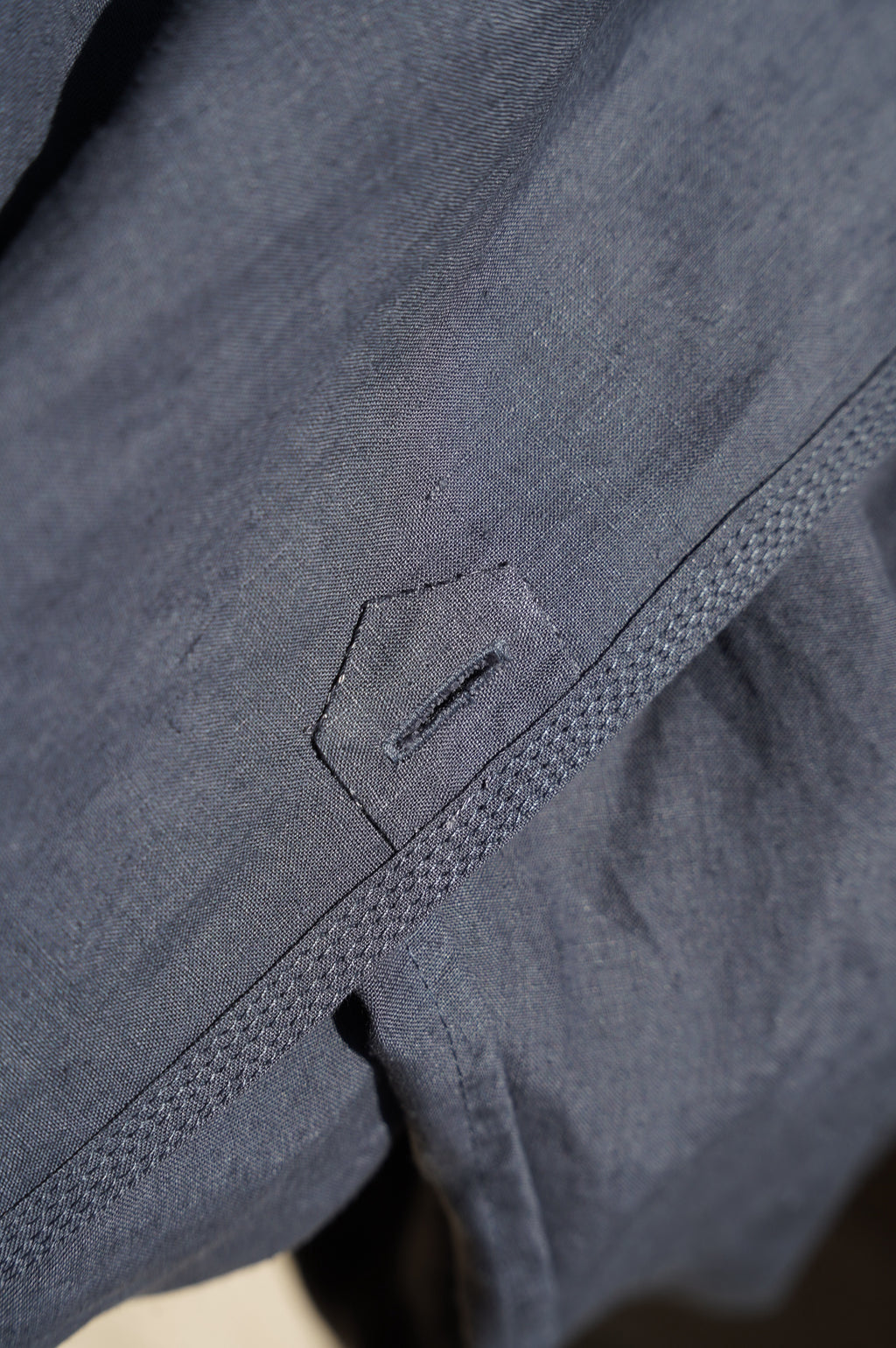 MAATEE&SONS "ARTI SHIRTS SUPER FINE HEMP" [擦れたNAVY]