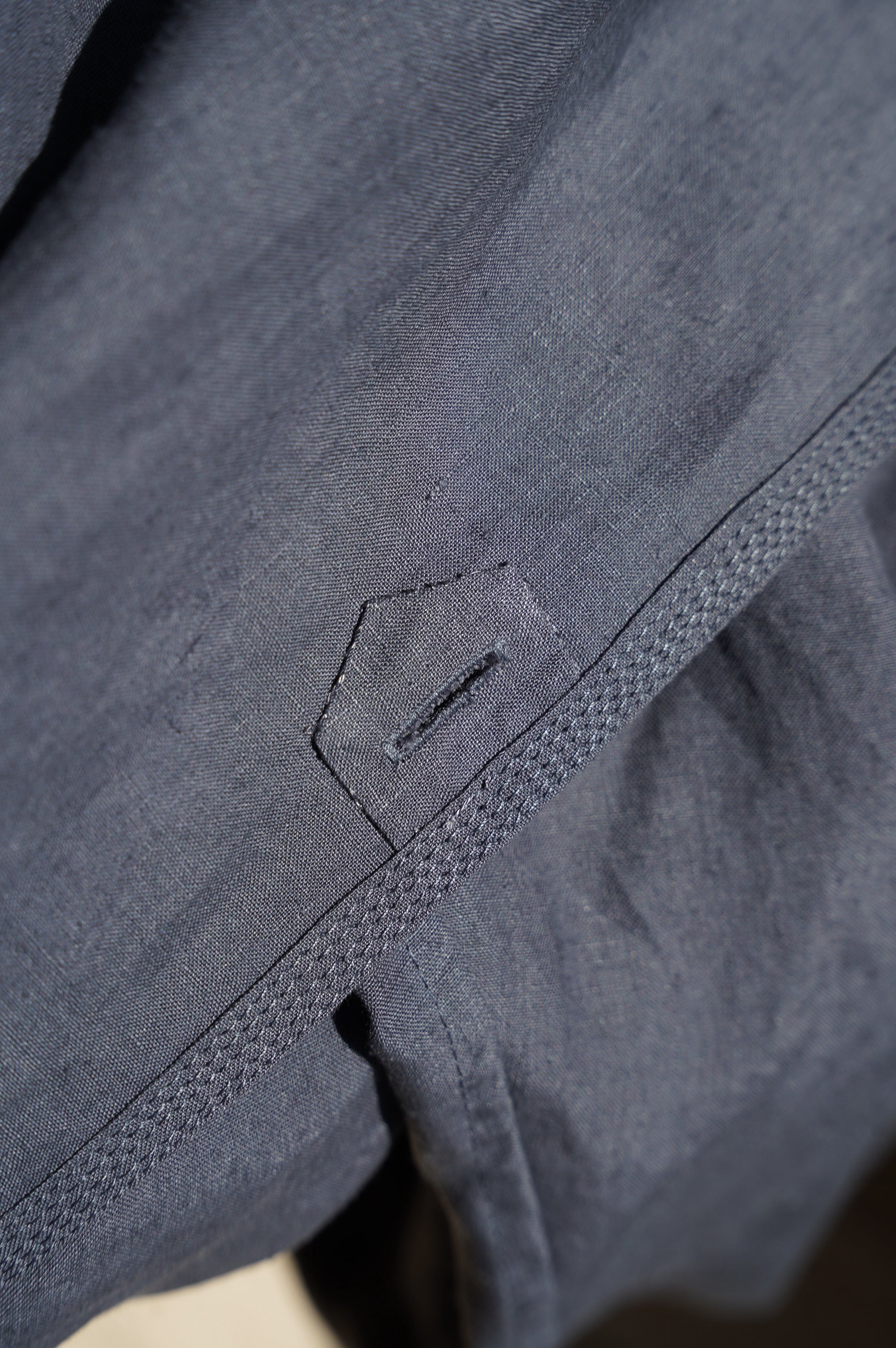 MAATEE&SONS "ARTI SHIRTS SUPER FINE HEMP" [擦れたNAVY]