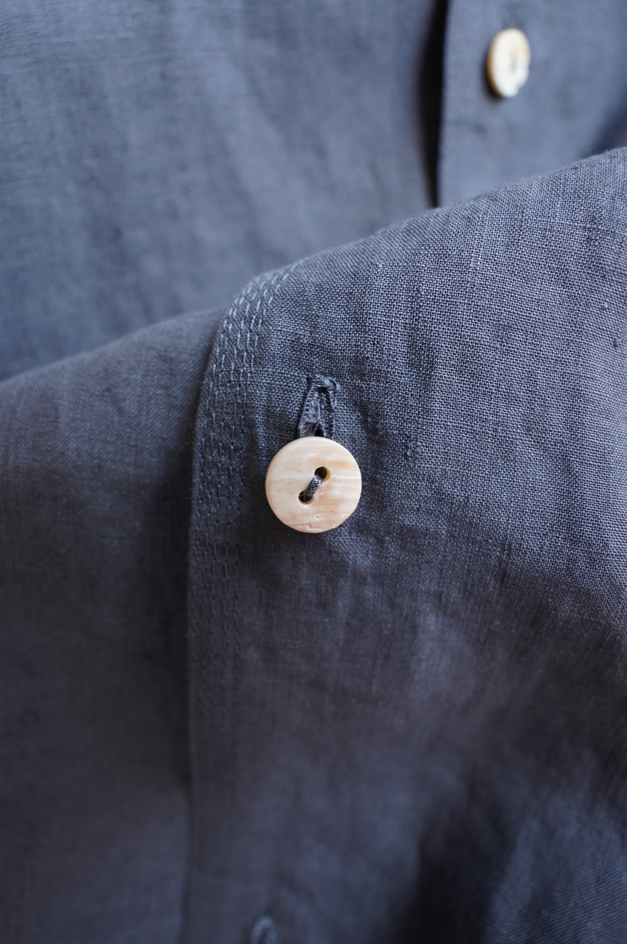 MAATEE&SONS "ARTI SHIRTS SUPER FINE HEMP" [擦れたNAVY]