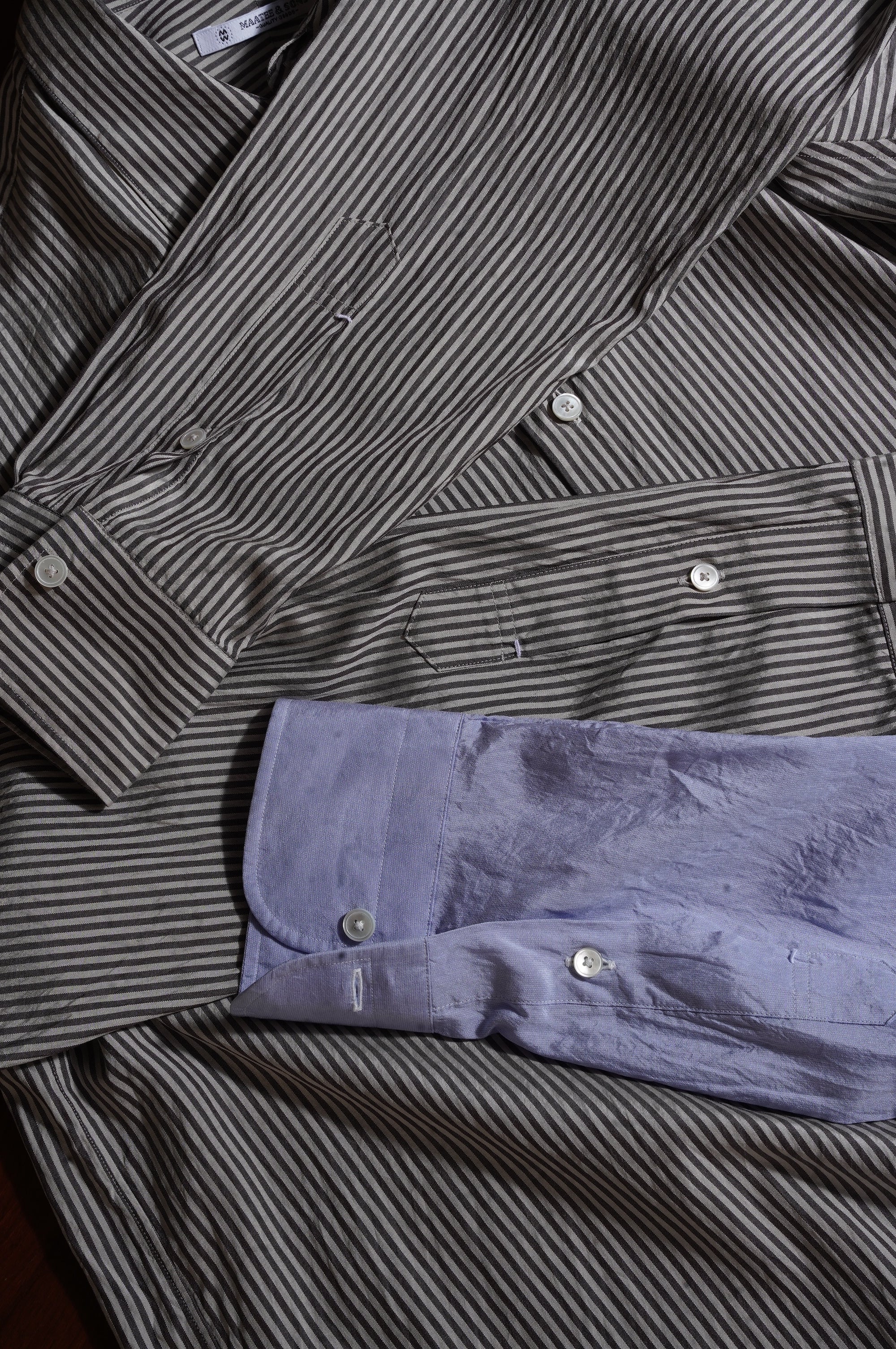 MAATEE&SONS "FAT CHARLES"[BLUE STRIPE]