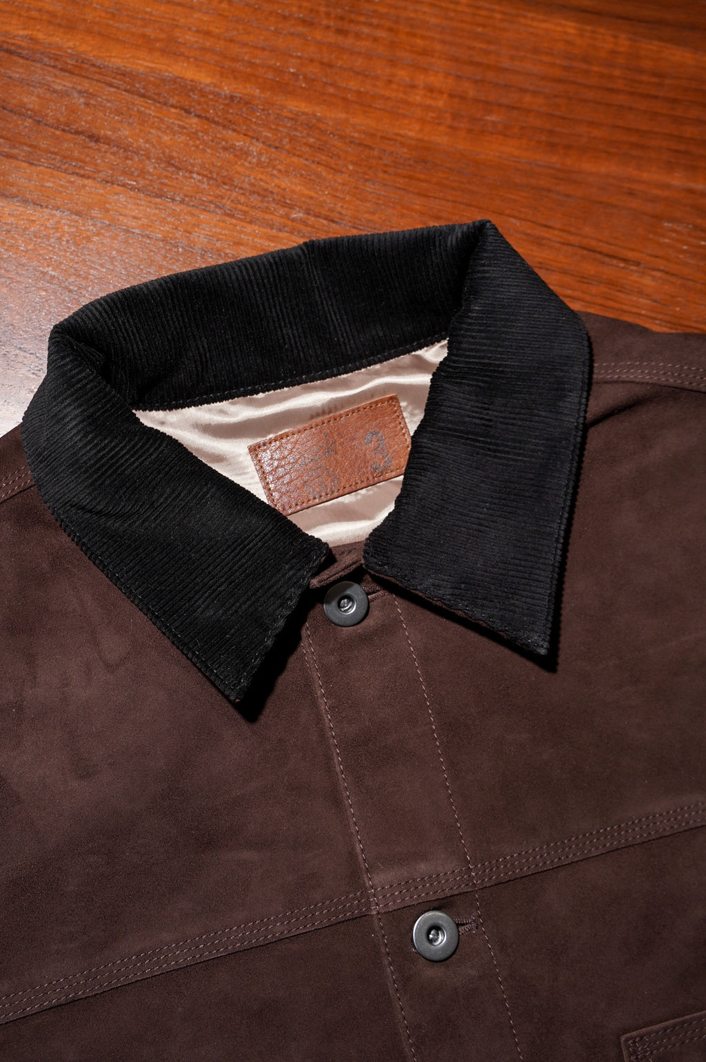 Gurank "Goat Suede Trucker Jacket"