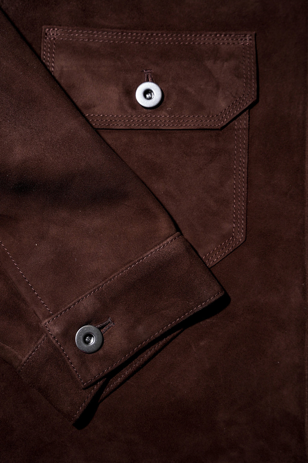 Gurank "Goat Suede Trucker Jacket"