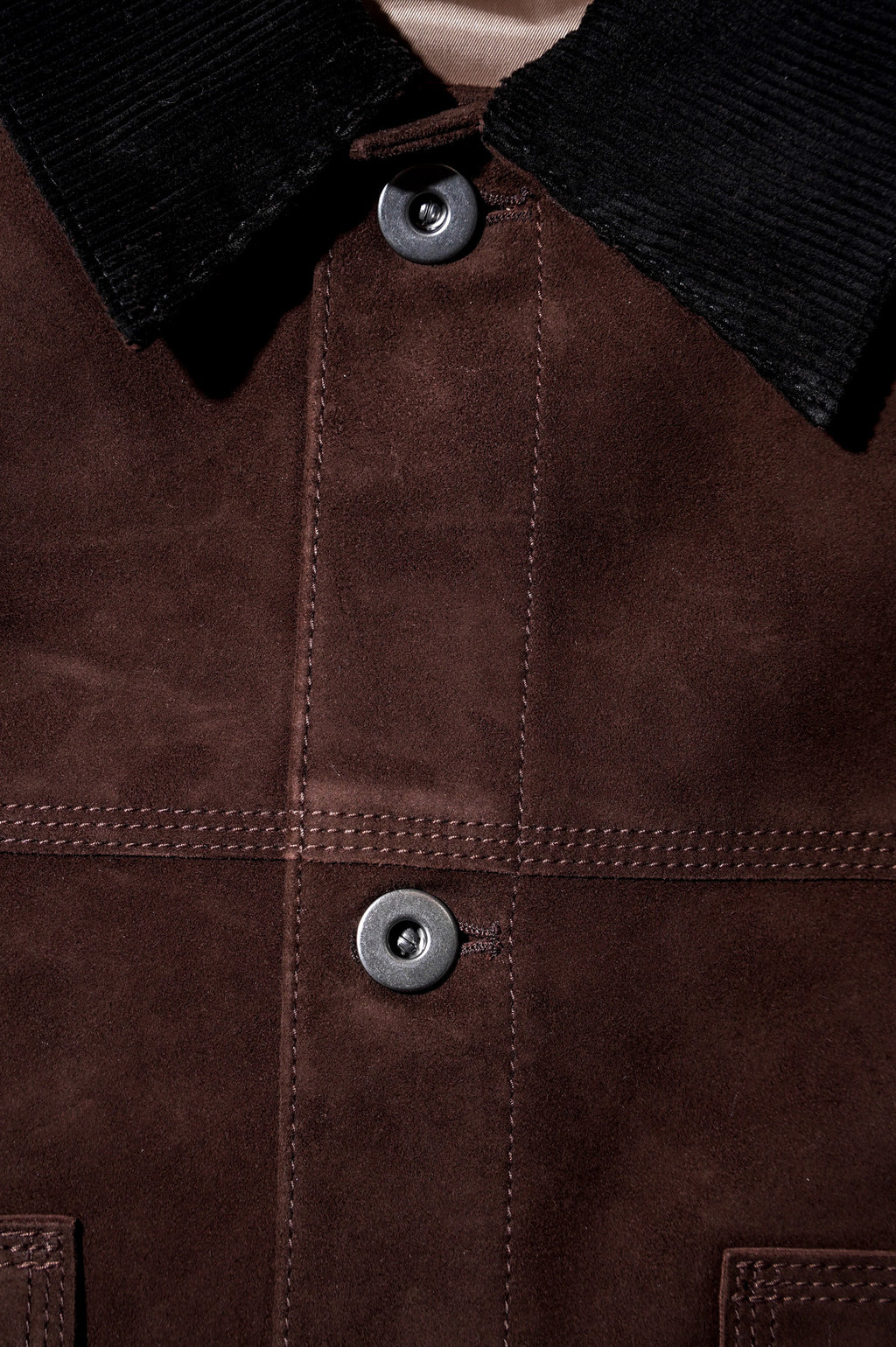 Gurank "Goat Suede Trucker Jacket"