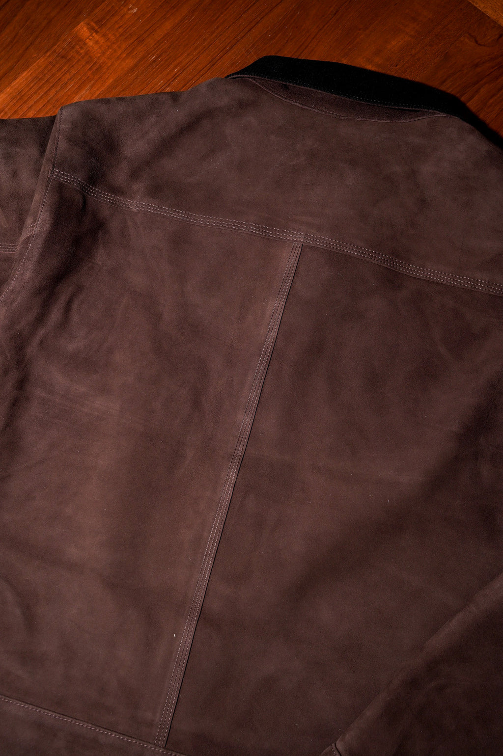 Gurank "Goat Suede Trucker Jacket"