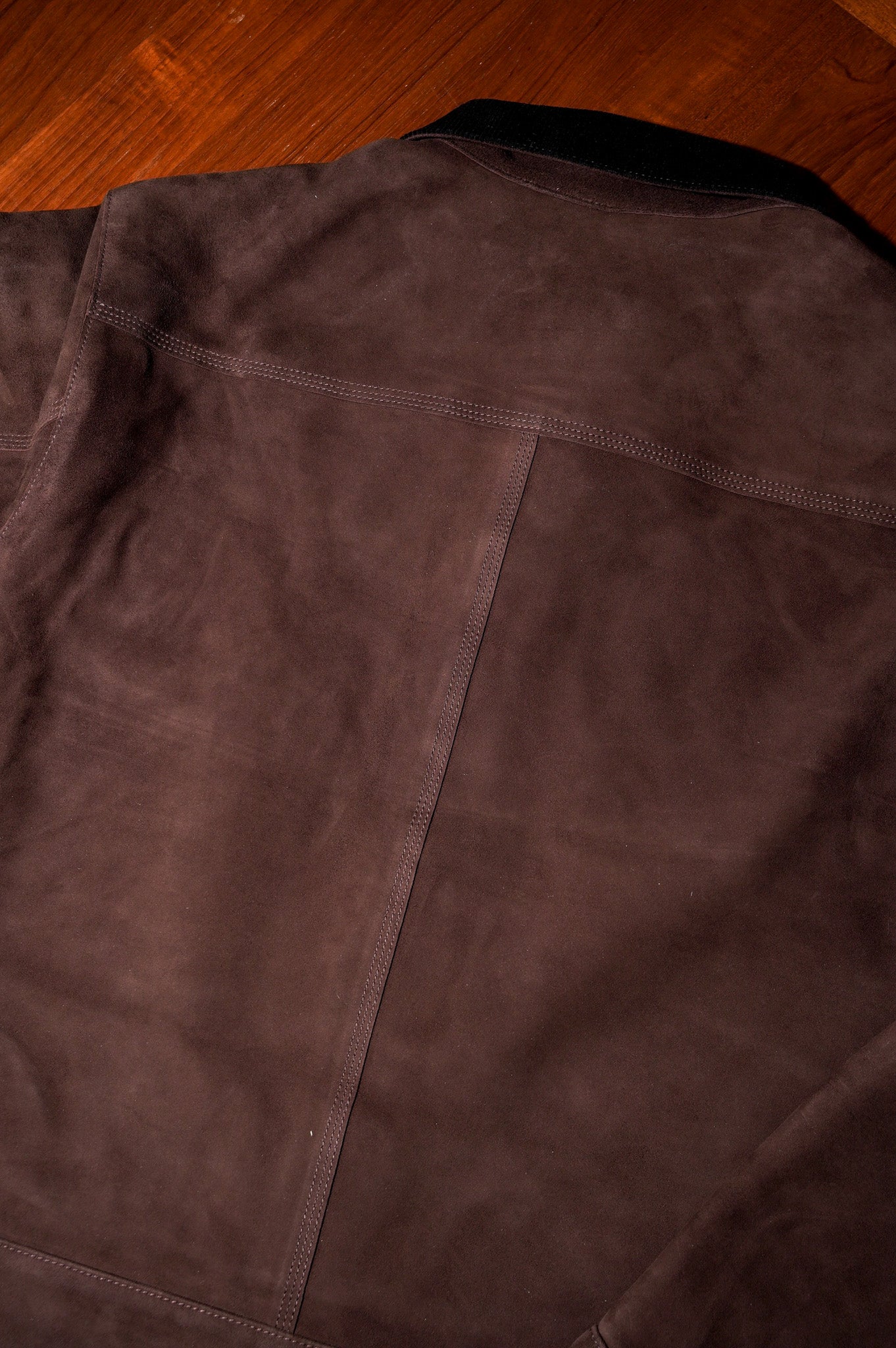 Gurank "Goat Suede Trucker Jacket"