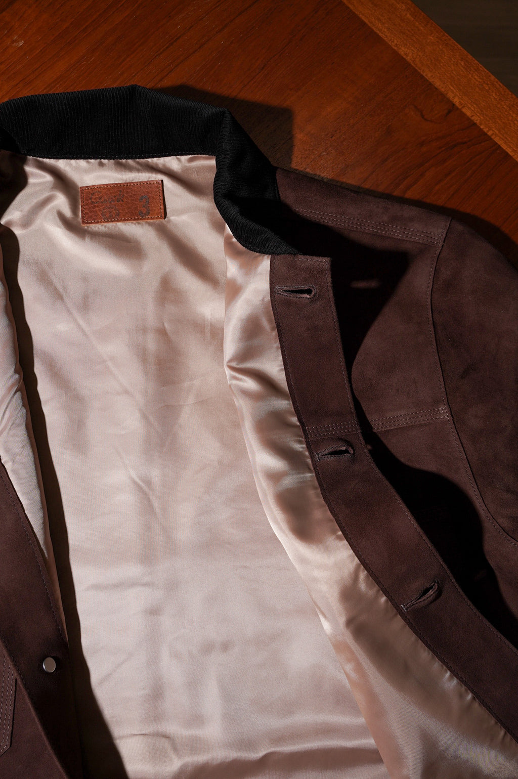 Gurank "Goat Suede Trucker Jacket"