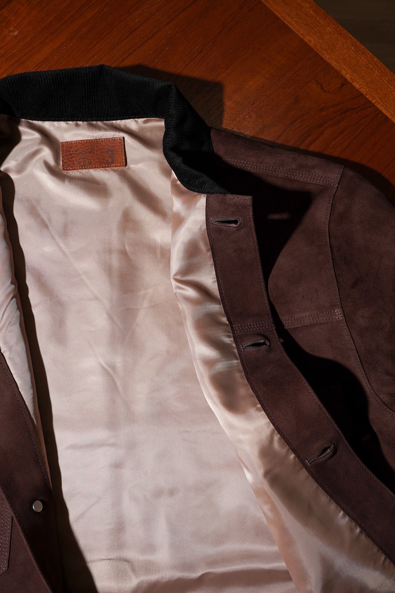 Gurank "Goat Suede Trucker Jacket"