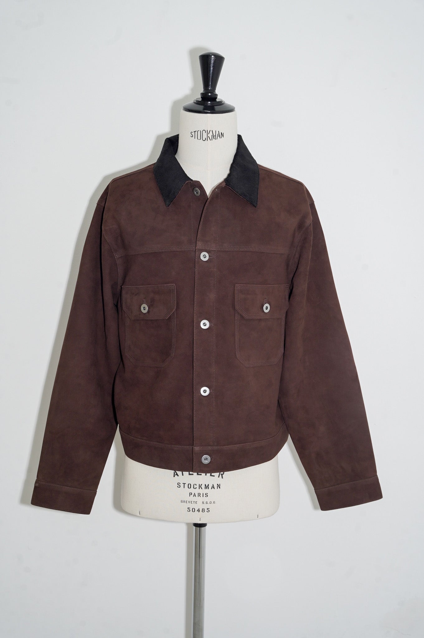 Gurank "Goat Suede Trucker Jacket"