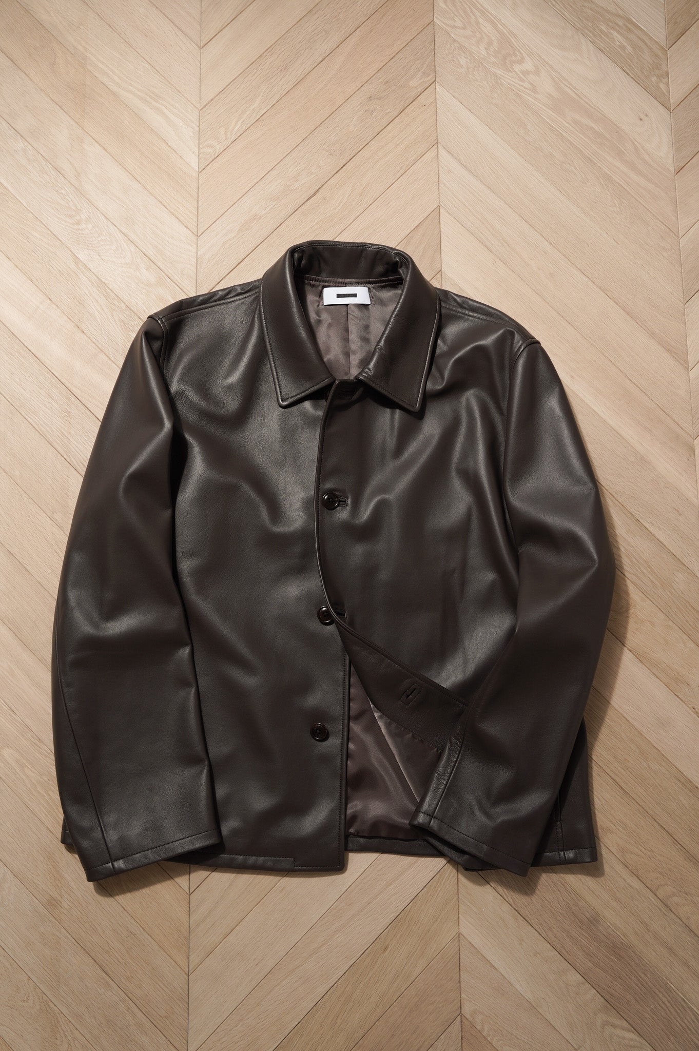 REVERBEARTE "TAILORED LEATHER JACKET"