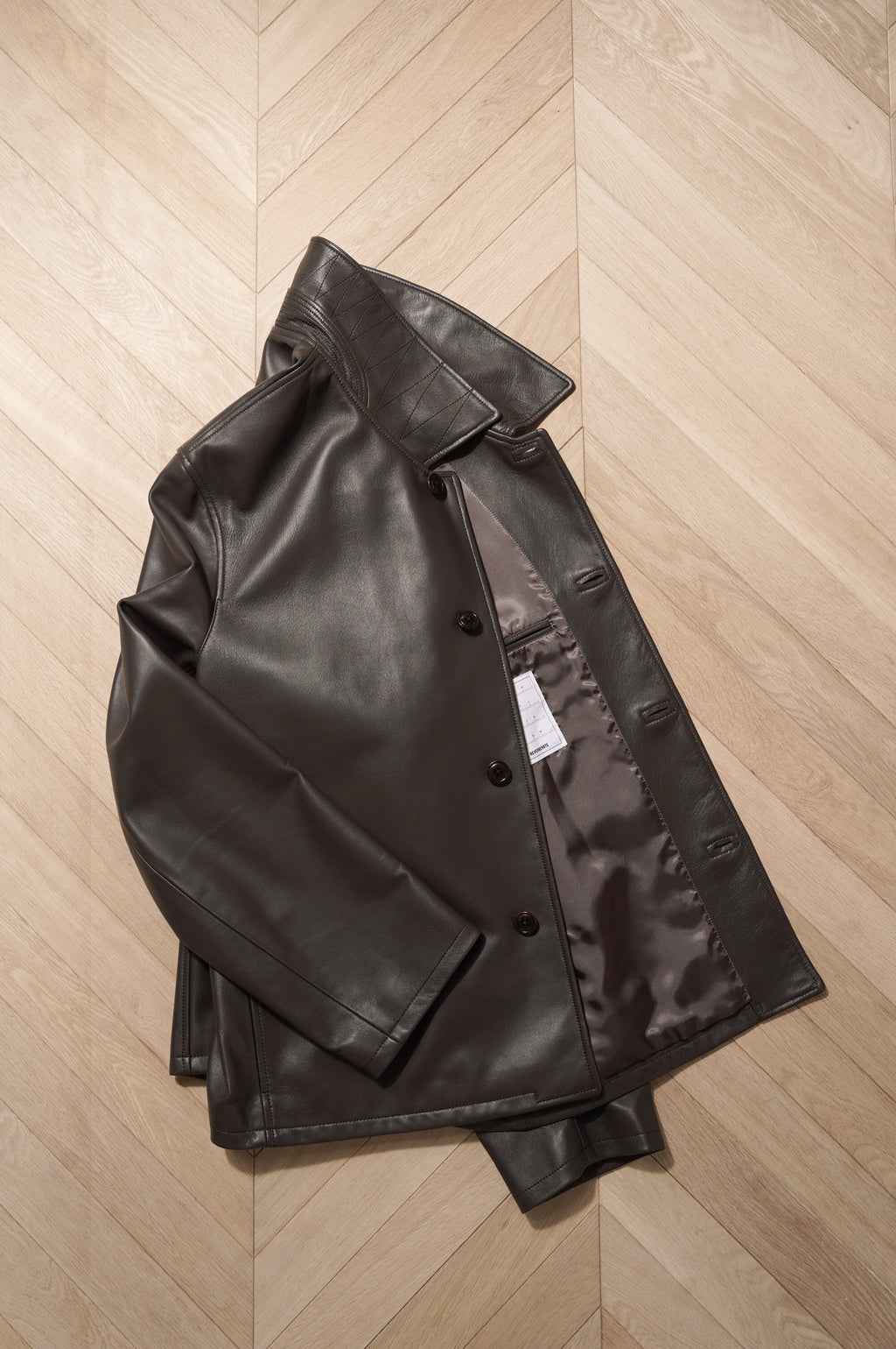 REVERBEARTE "TAILORED LEATHER JACKET"