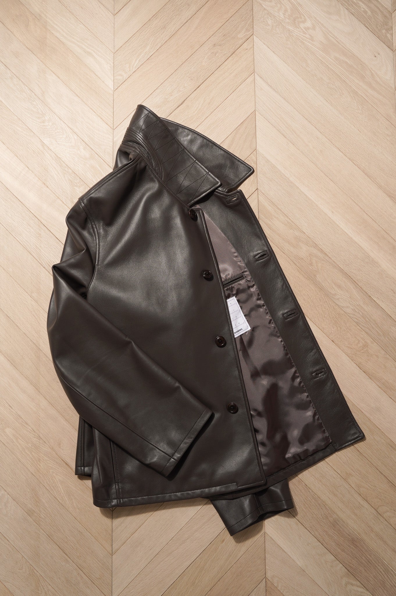 REVERBEARTE "TAILORED LEATHER JACKET"