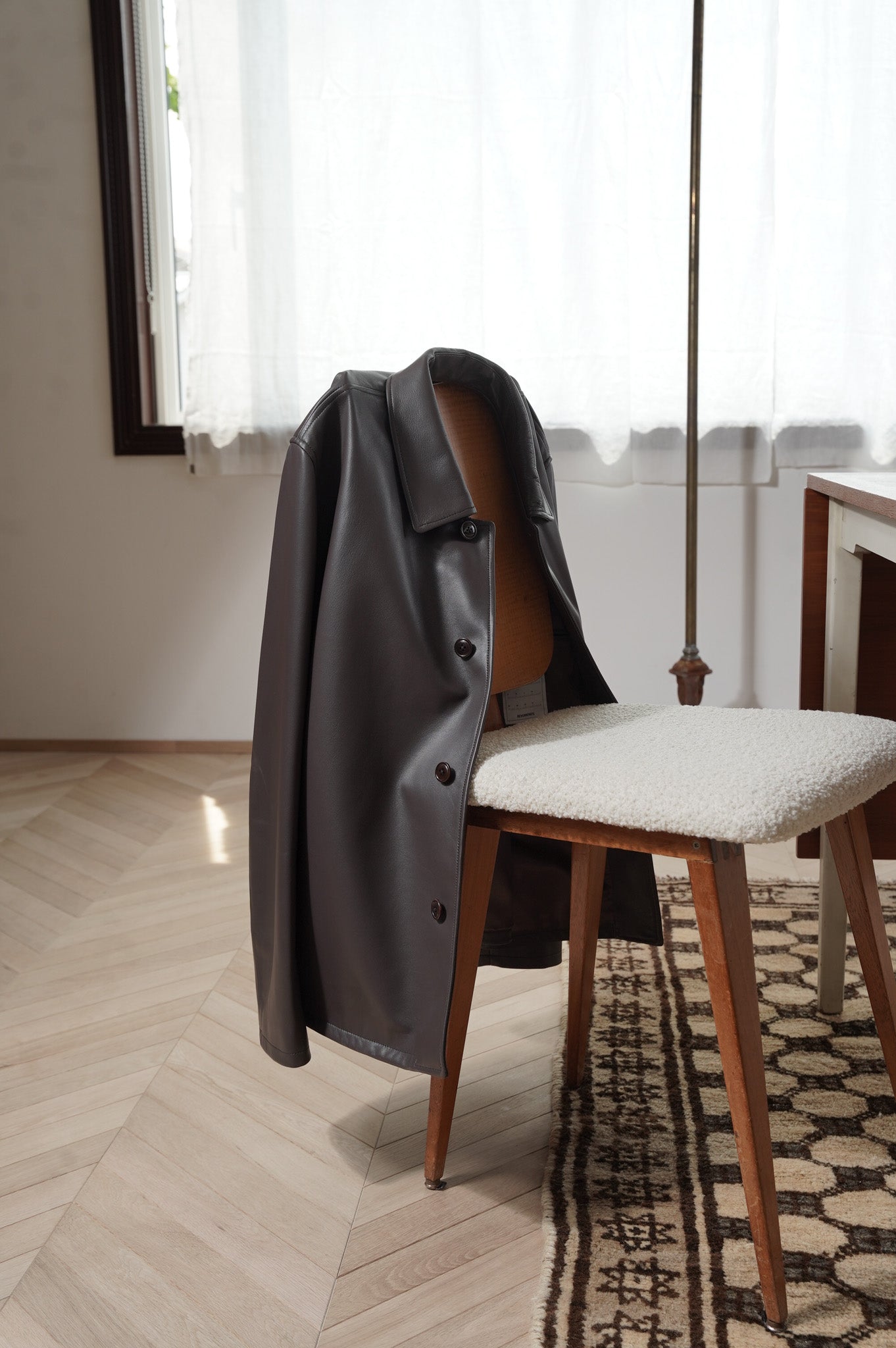 REVERBEARTE "TAILORED LEATHER JACKET"