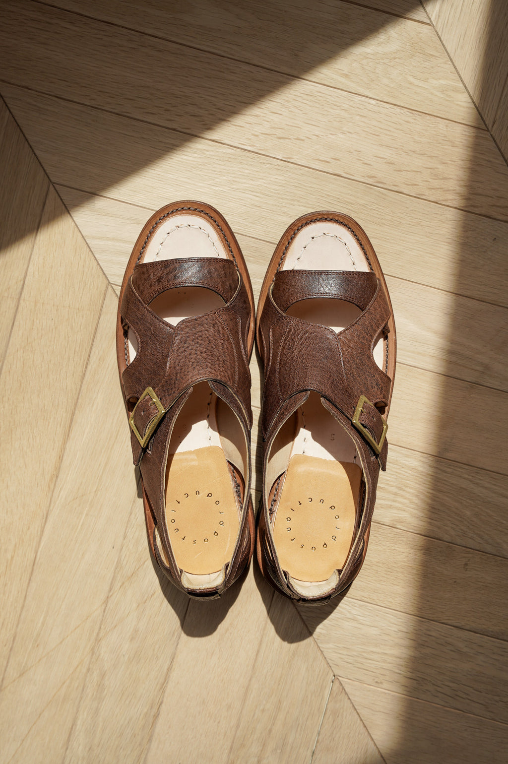 Post Production "Hunt-Sandals" [VINTAGE BROWN]