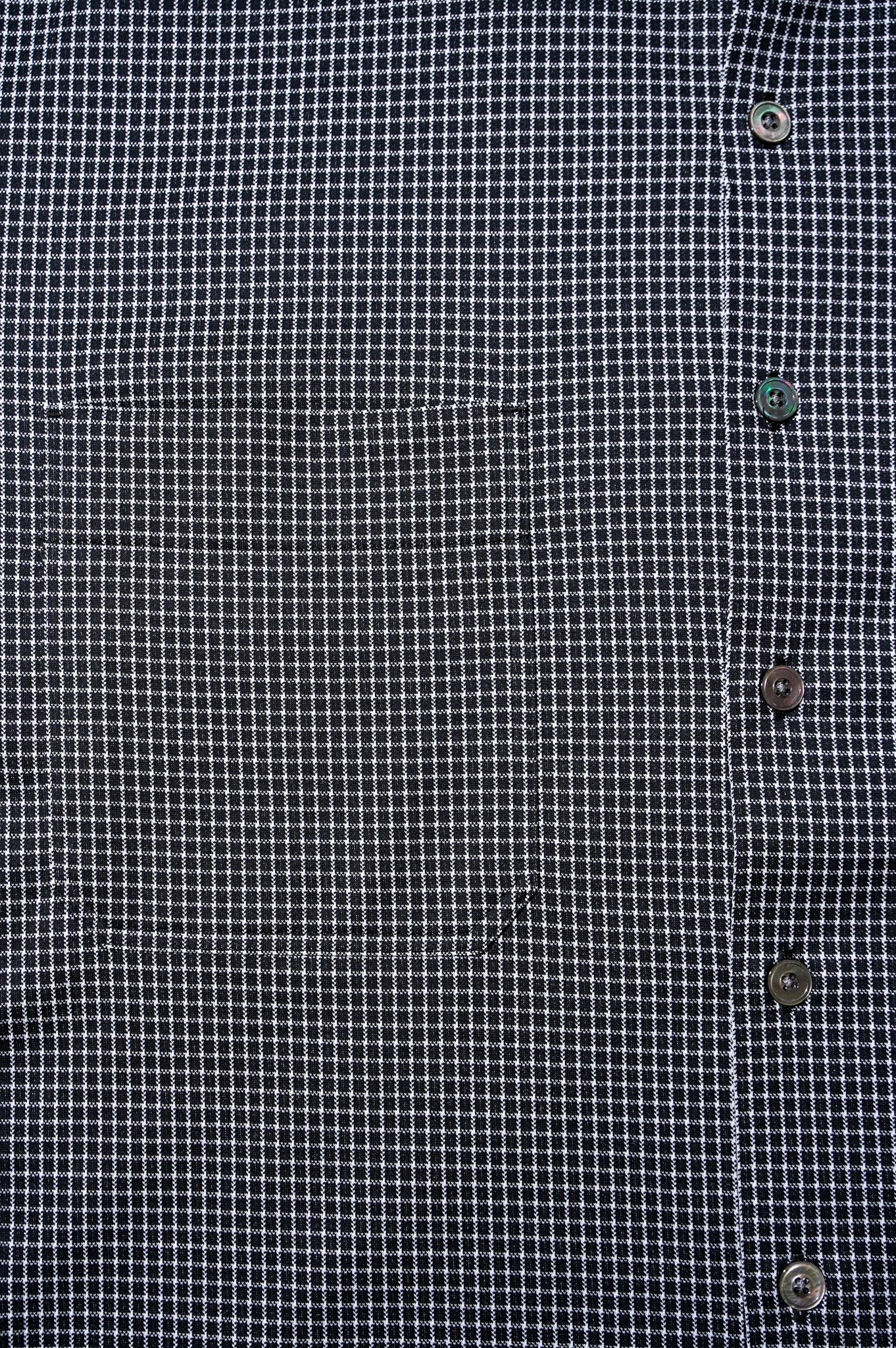 KANEMASA PHIL. "36G CHECK BALISE SHIRT" [BLACK]