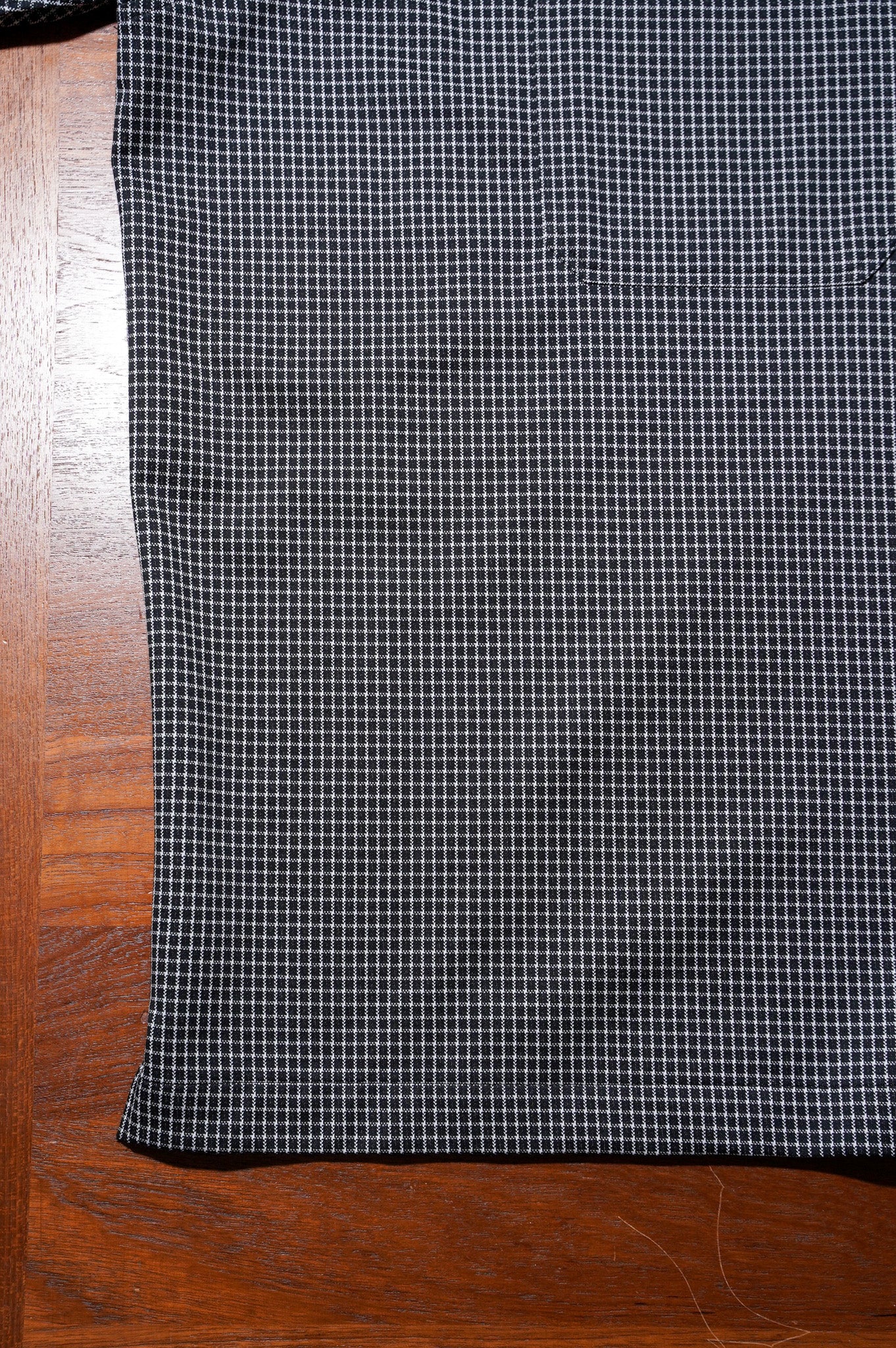 KANEMASA PHIL. "36G CHECK BALISE SHIRT" [BLACK]