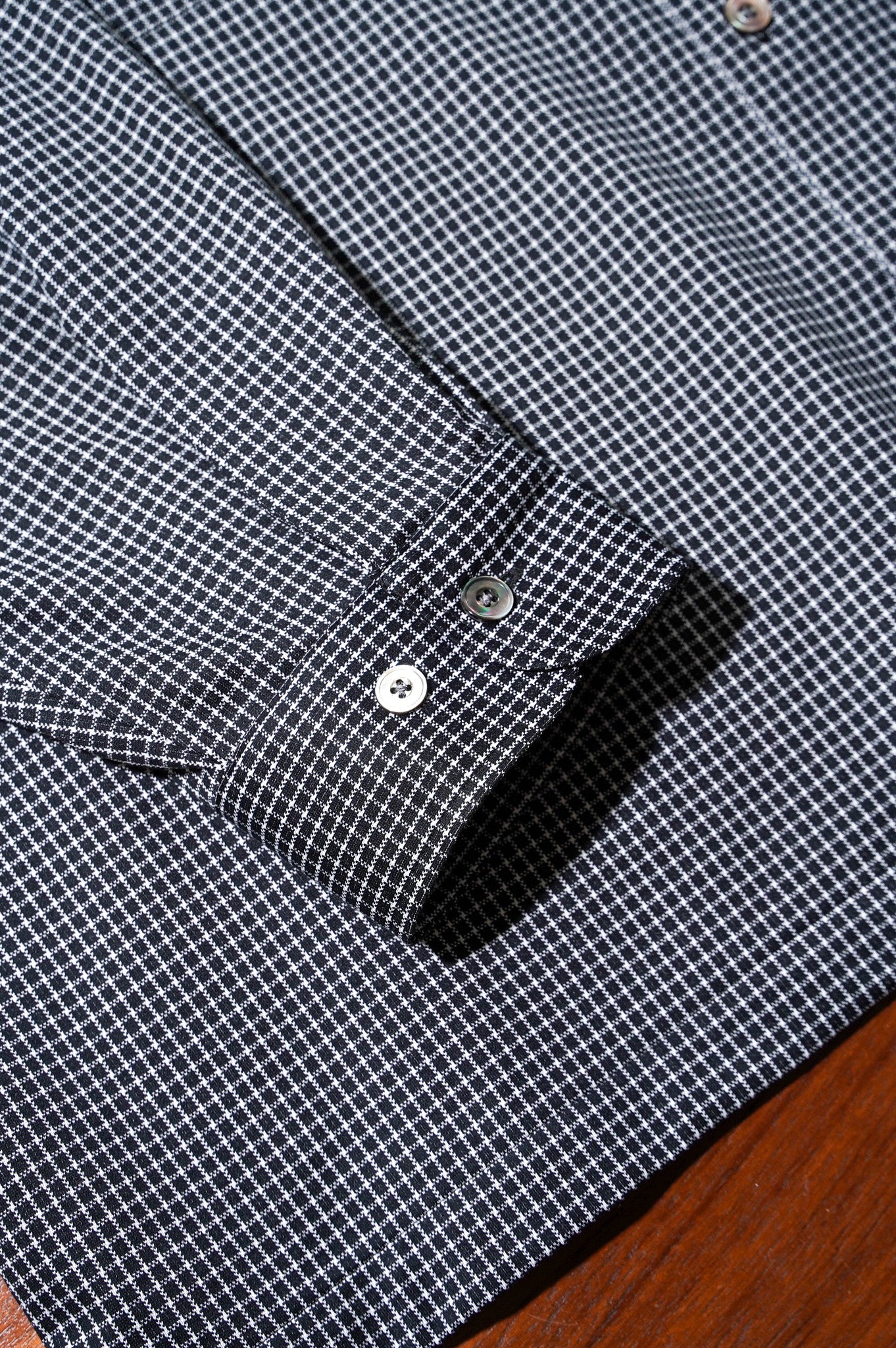 KANEMASA PHIL. "36G CHECK BALISE SHIRT" [BLACK]