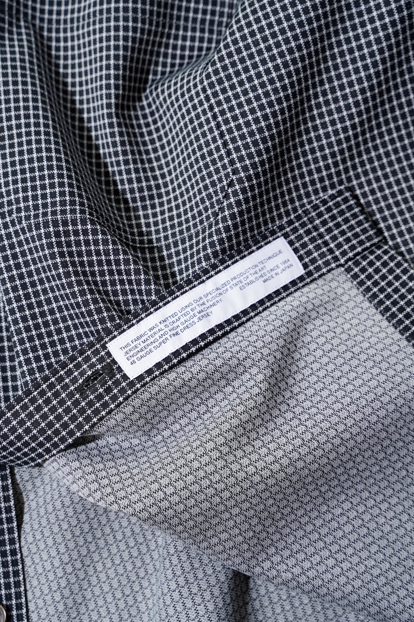 KANEMASA PHIL. "36G CHECK BALISE SHIRT" [BLACK]