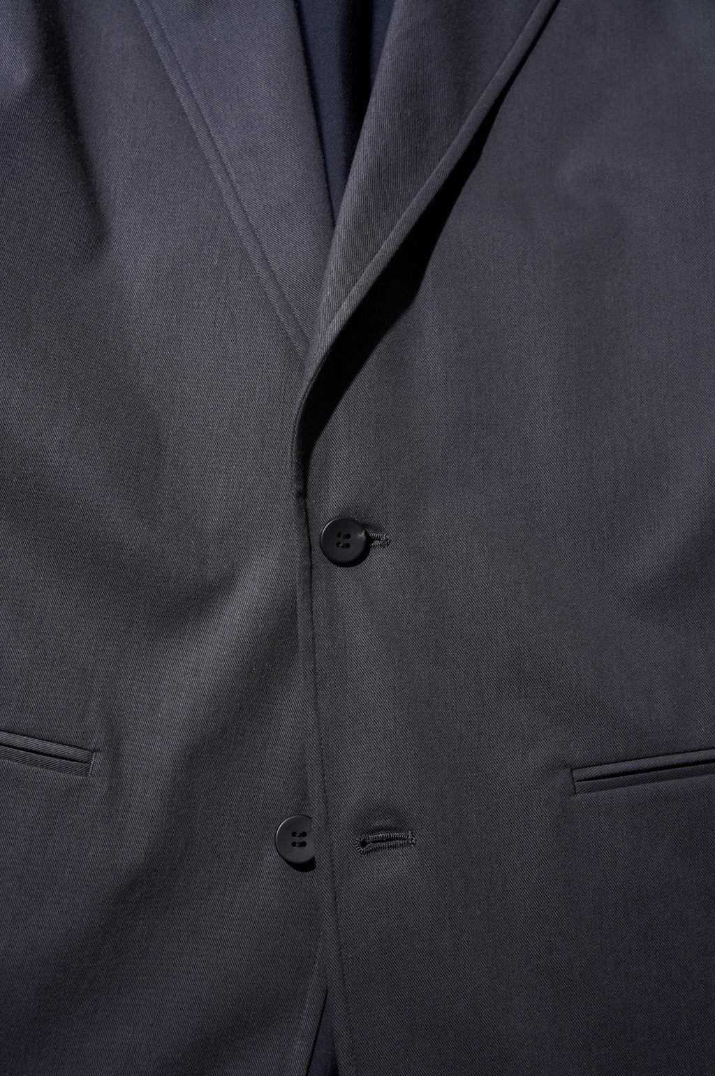 KANEMASA PHIL. "46G SOLARO 2B JACKET" [CHARCOAL BLACK]