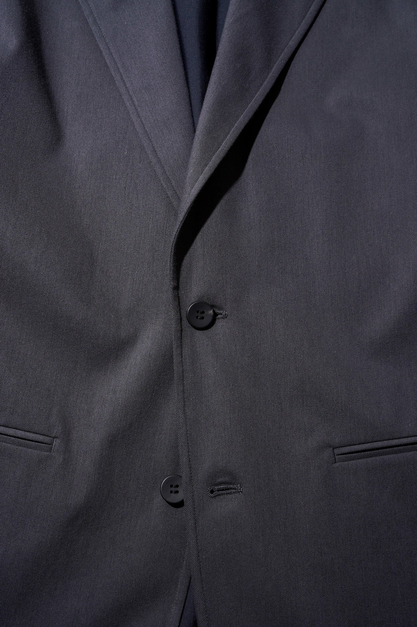 KANEMASA PHIL. "46G SOLARO 2B JACKET" [CHARCOAL BLACK]