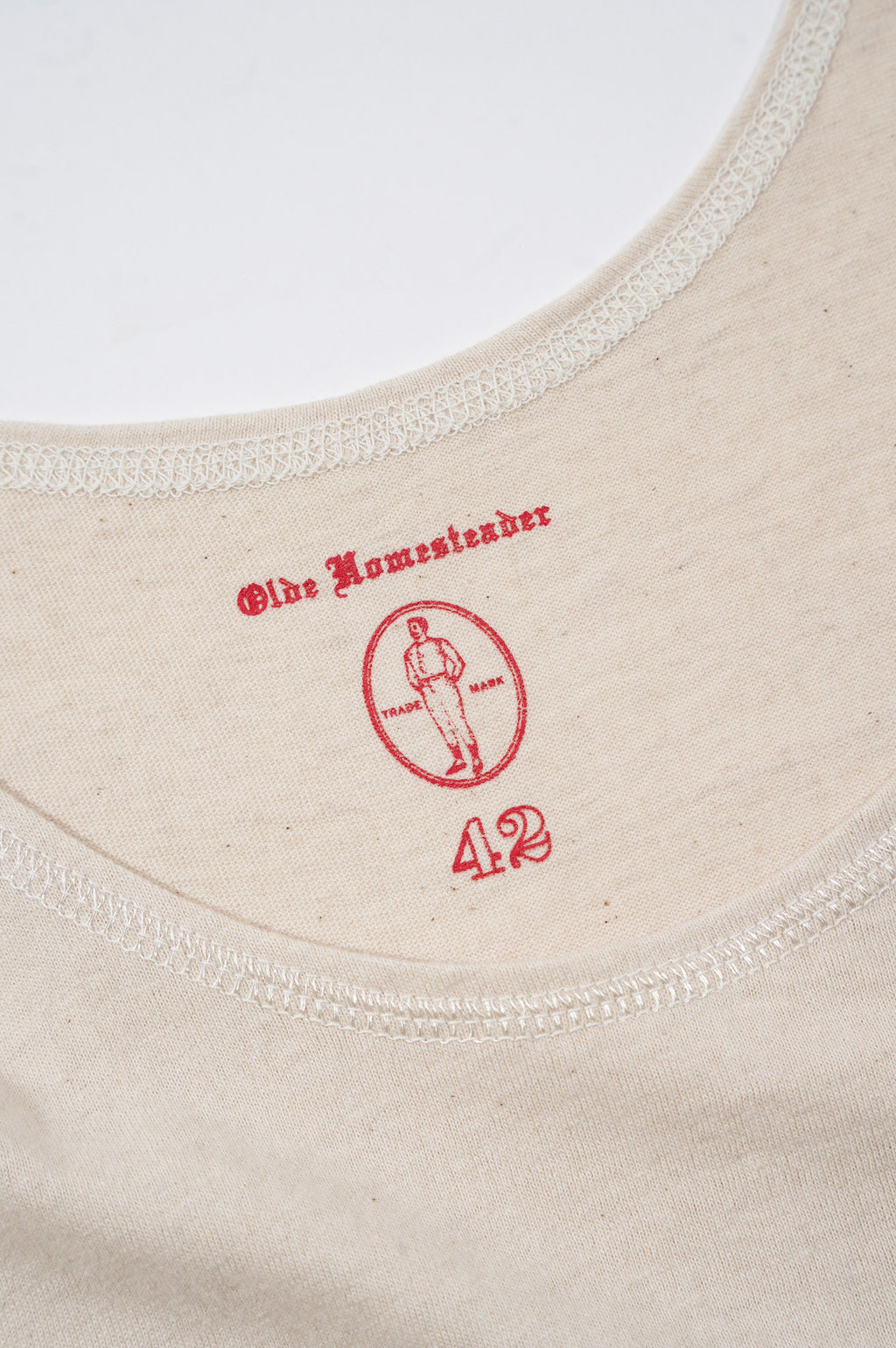 OLDE HOMESTEADER "ATHLETIC SHIRT" [ECRU]