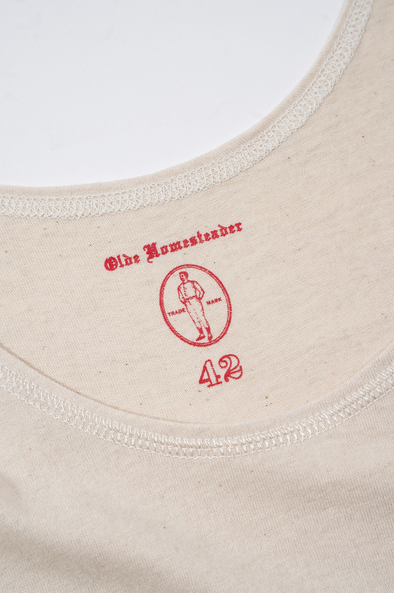 OLDE HOMESTEADER "ATHLETIC SHIRT" [ECRU]