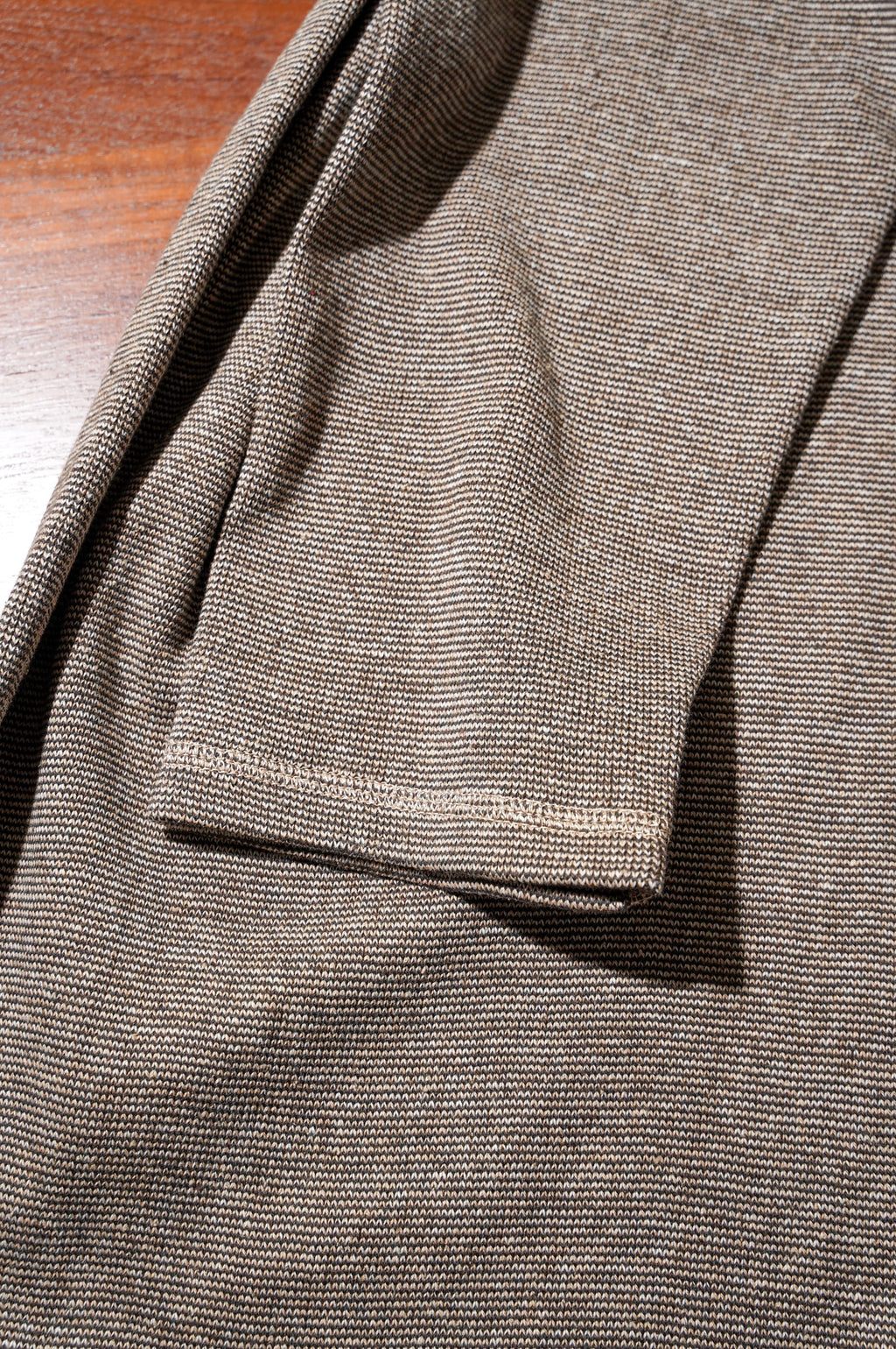 OLDE HOMESTEADER YOUTH "TWEEDISH RIB" CREW NECK LONG SLEEVE [BROWN]