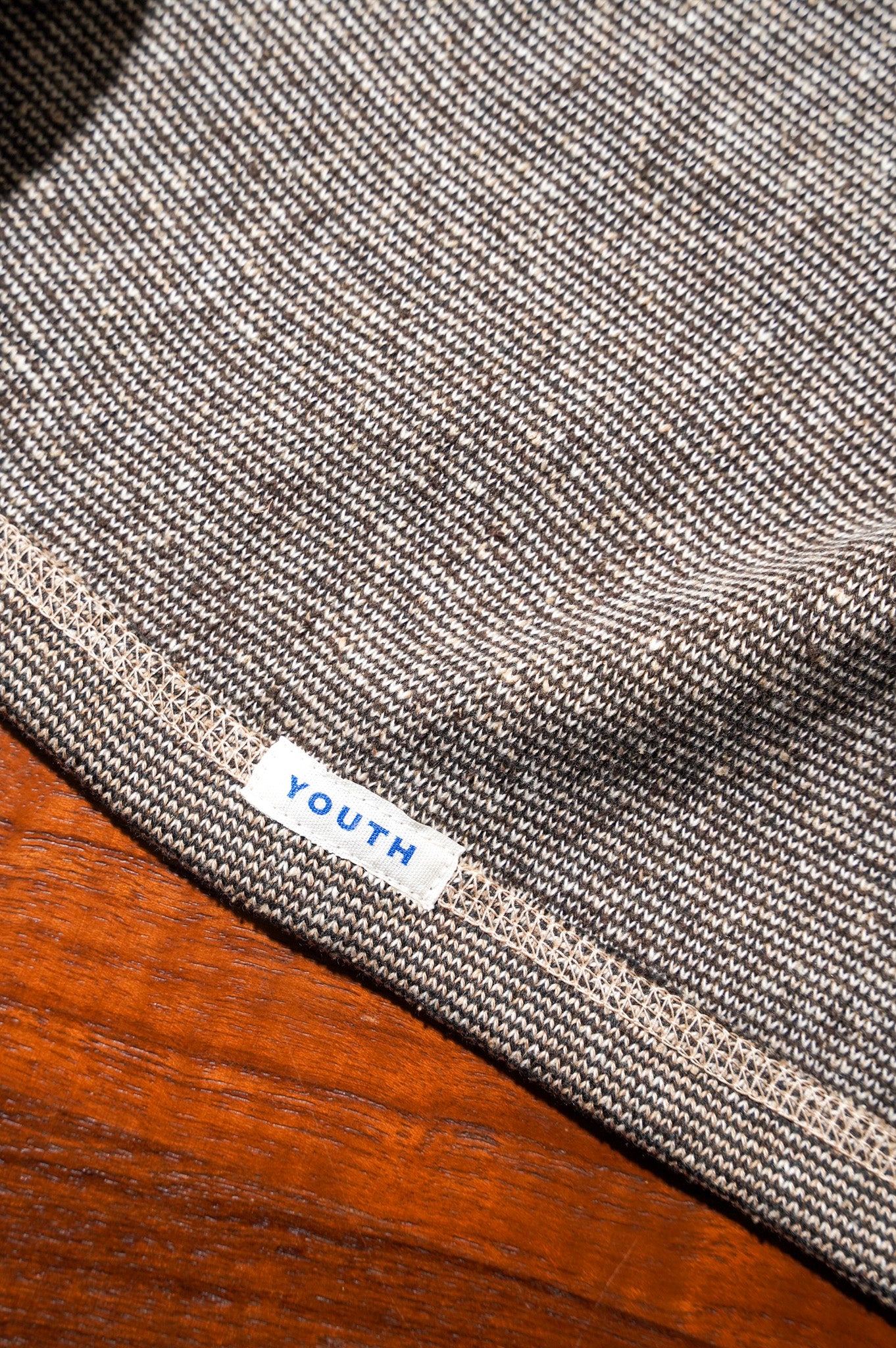 OLDE HOMESTEADER "TWEEDISH RIB" TURTLE NECK LONG SLEEVE [BROWN]