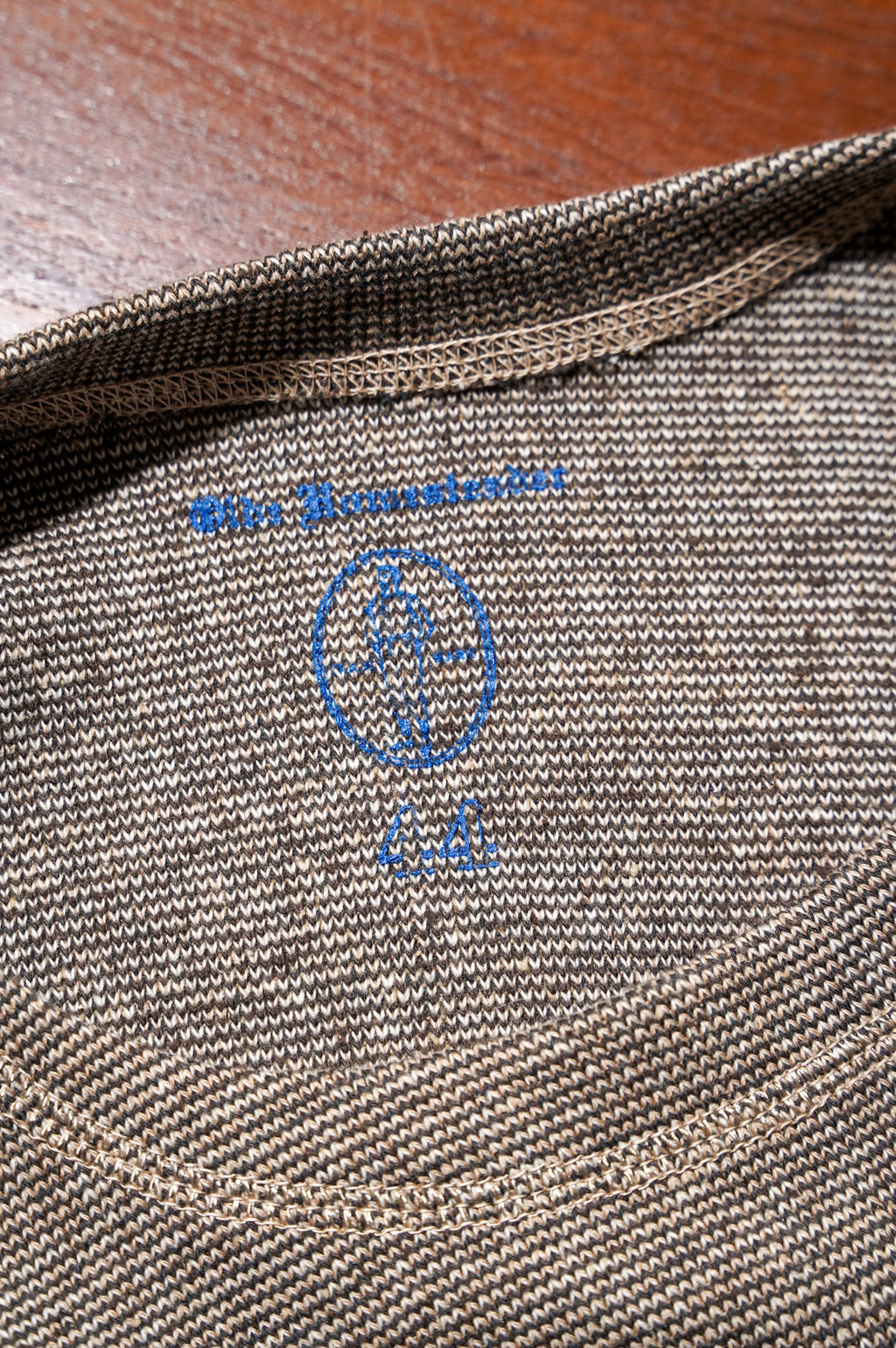 OLDE HOMESTEADER YOUTH "TWEEDISH RIB" CREW NECK LONG SLEEVE [BROWN]