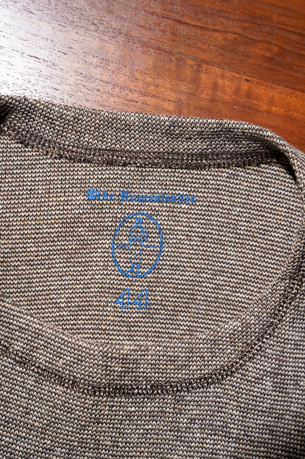 OLDE HOMESTEADER "TWEEDISH RIB" CREW NECK LONG SLEEVE [CHARCOAL]