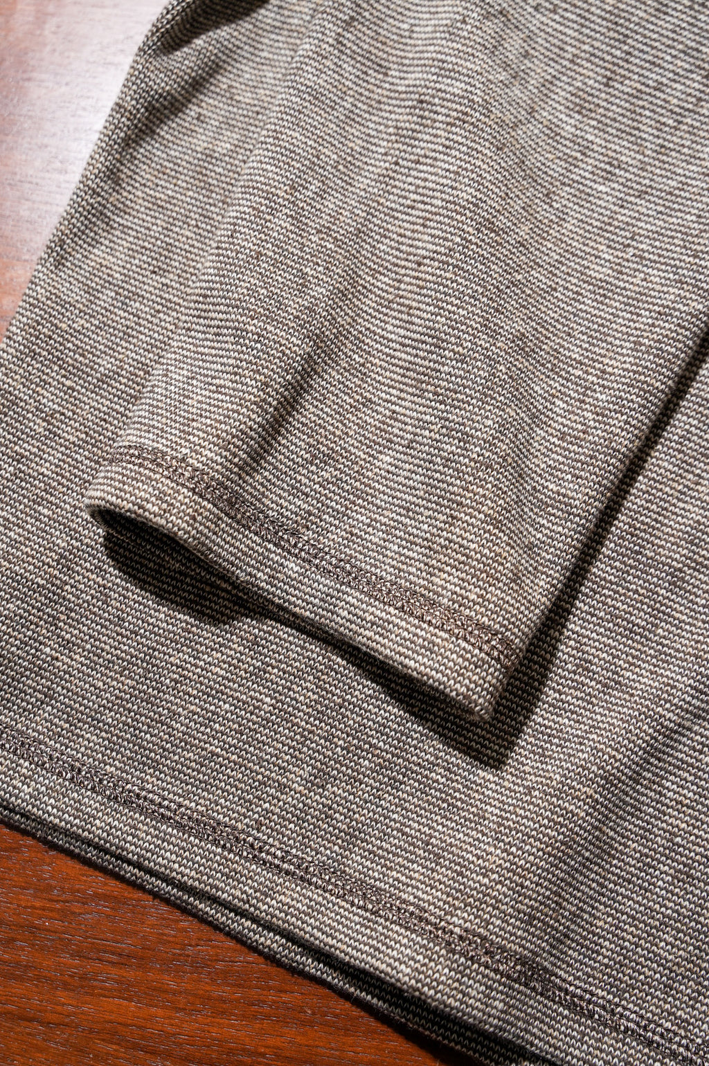 OLDE HOMESTEADER "TWEEDISH RIB" CREW NECK LONG SLEEVE [CHARCOAL]