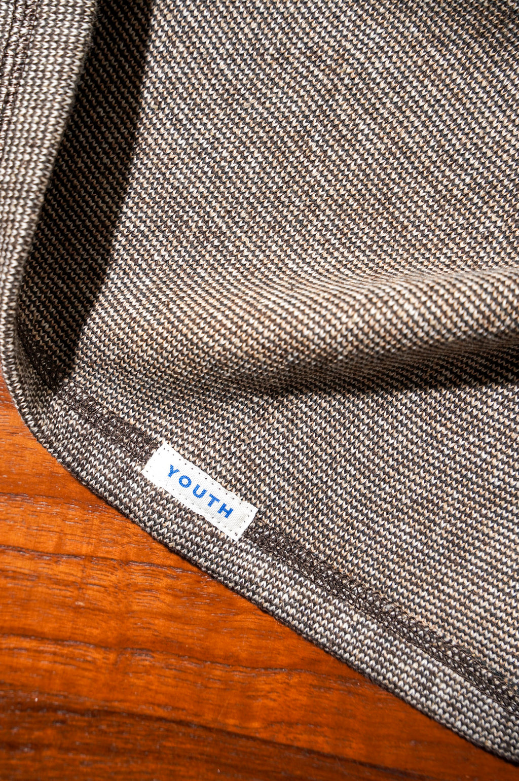 OLDE HOMESTEADER "TWEEDISH RIB" CREW NECK LONG SLEEVE [CHARCOAL]