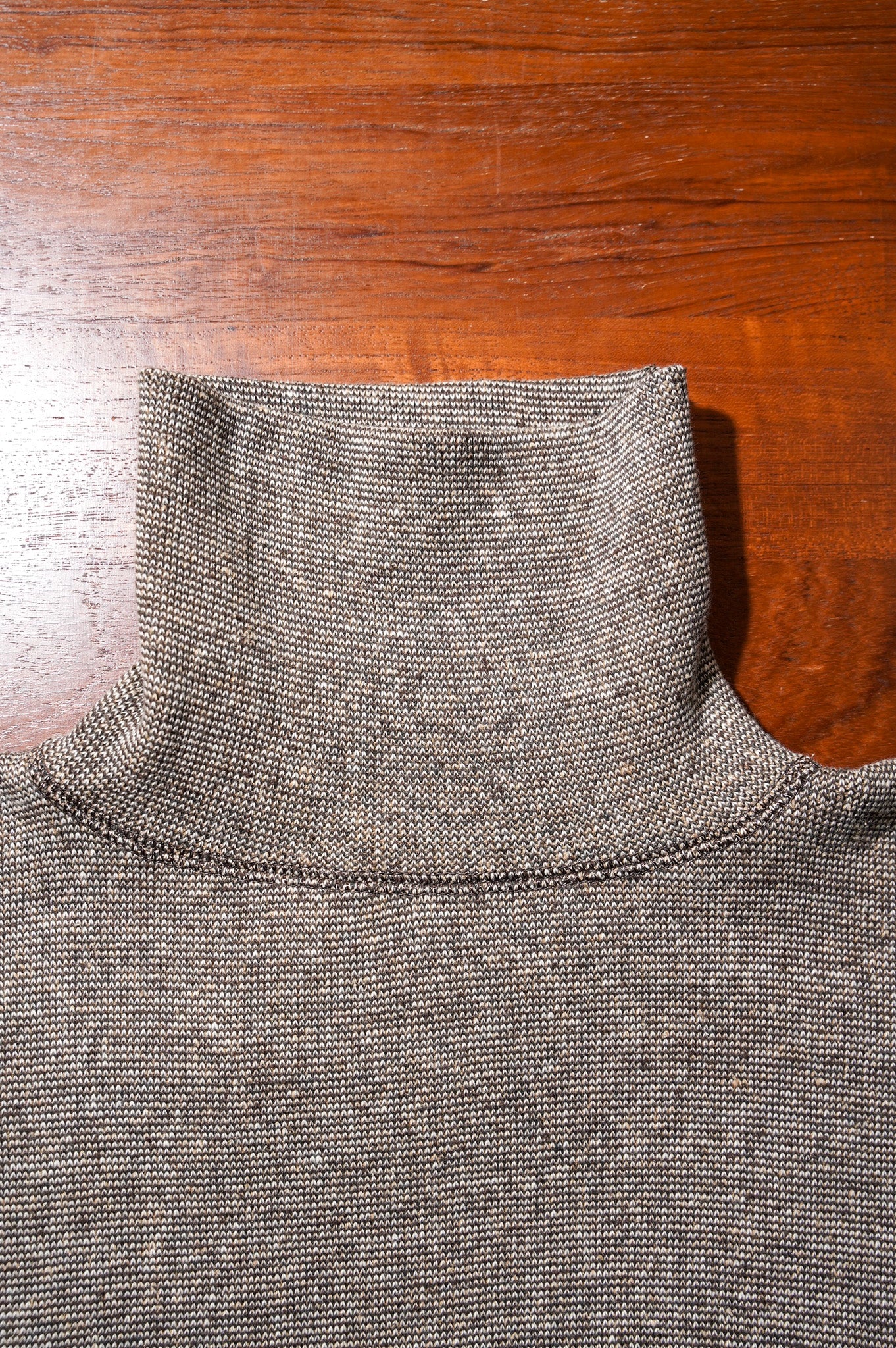 OLDE HOMESTEADER YOUTH "TWEEDISH RIB" TURTLE NECK LONG SLEEVE [CHARCOAL]