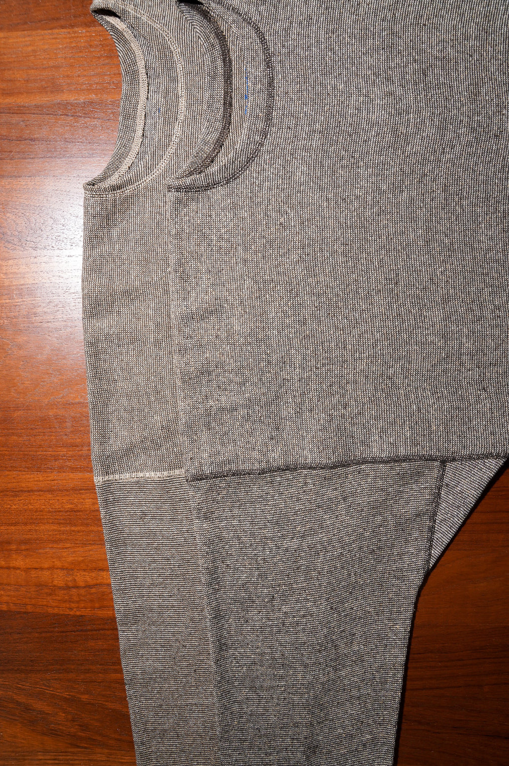 OLDE HOMESTEADER "TWEEDISH RIB" CREW NECK LONG SLEEVE [CHARCOAL]