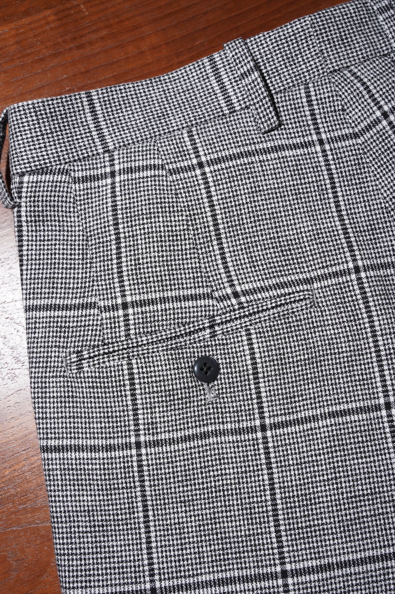 m's braque "TUCKED BAGGY PANTS" [BLACK&WHITE]