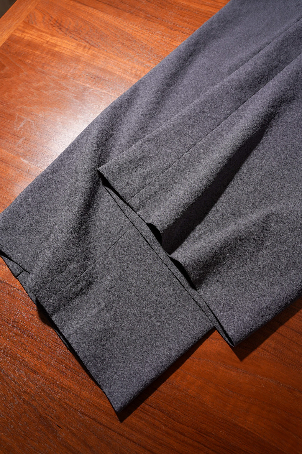 m's braque "TUCKED BAGGY PANTS" [CHARCOAL GRAY]