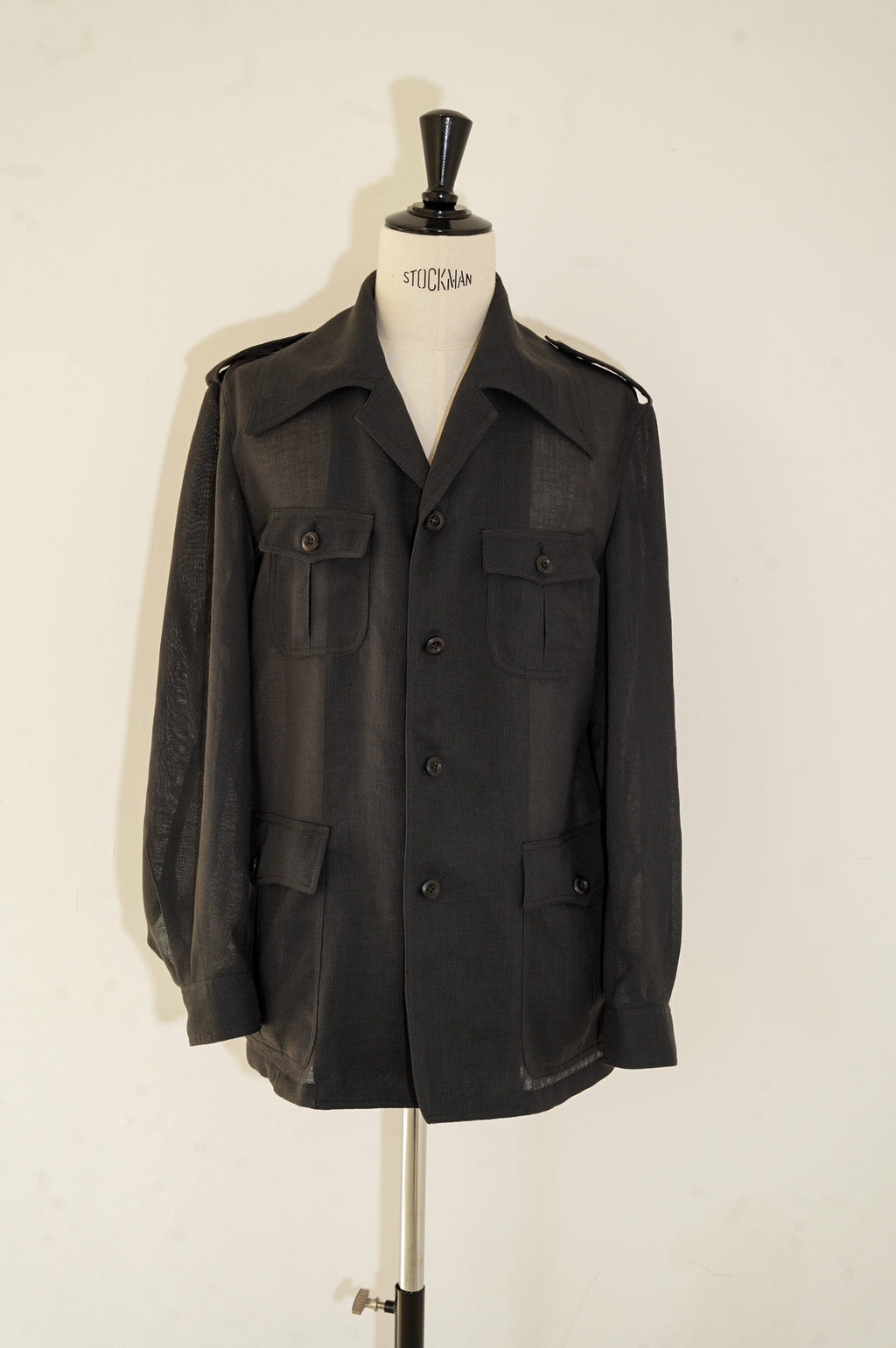 m's braque "SAFARI JACKET" [CHARCOAL GRAY]