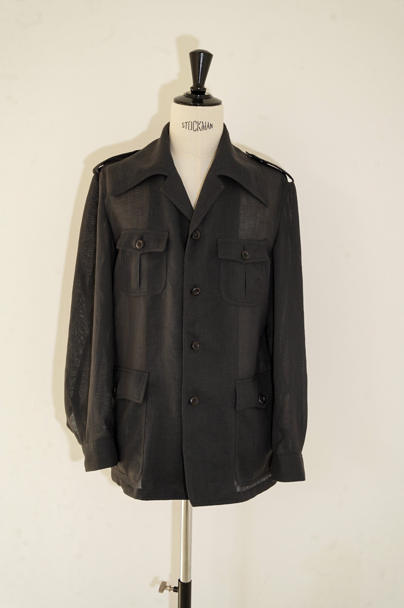 m's braque "SAFARI JACKET" [CHARCOAL GRAY]