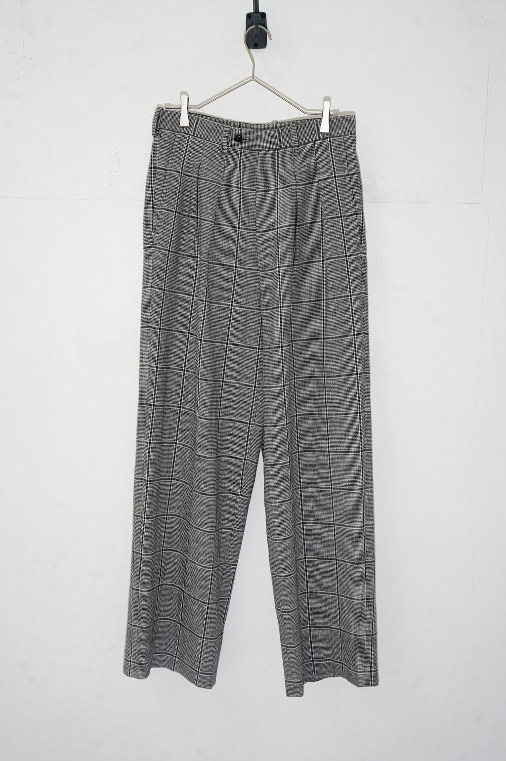 m's braque "TUCKED BAGGY PANTS" [BLACK&WHITE]