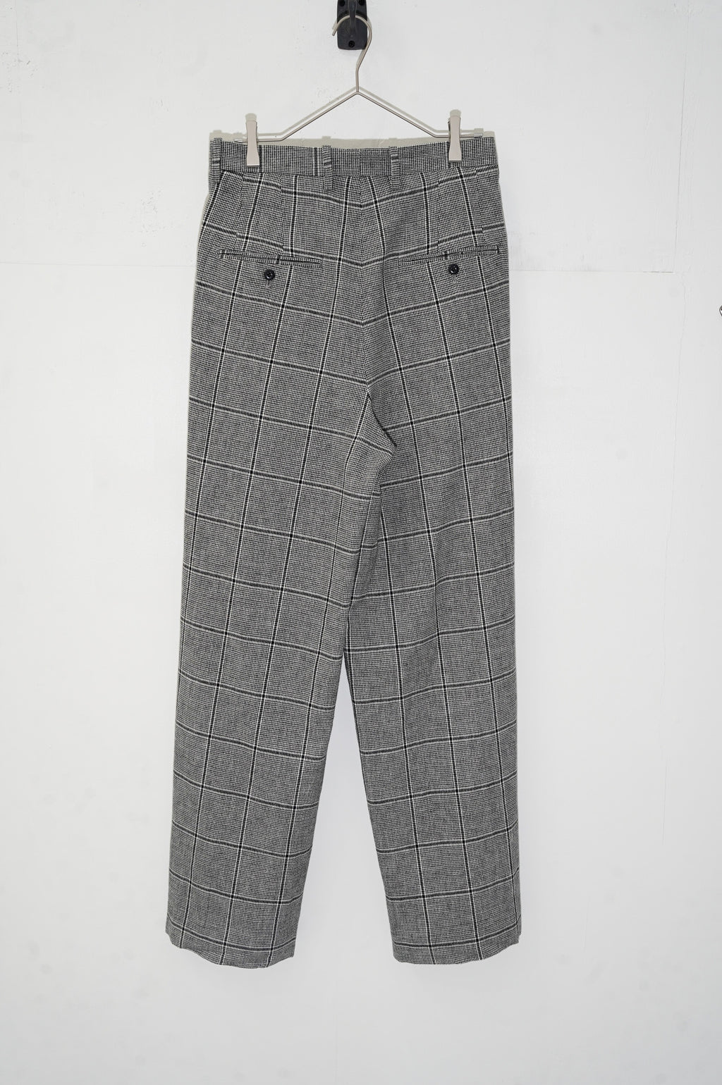 m's braque "TUCKED BAGGY PANTS" [BLACK&WHITE]