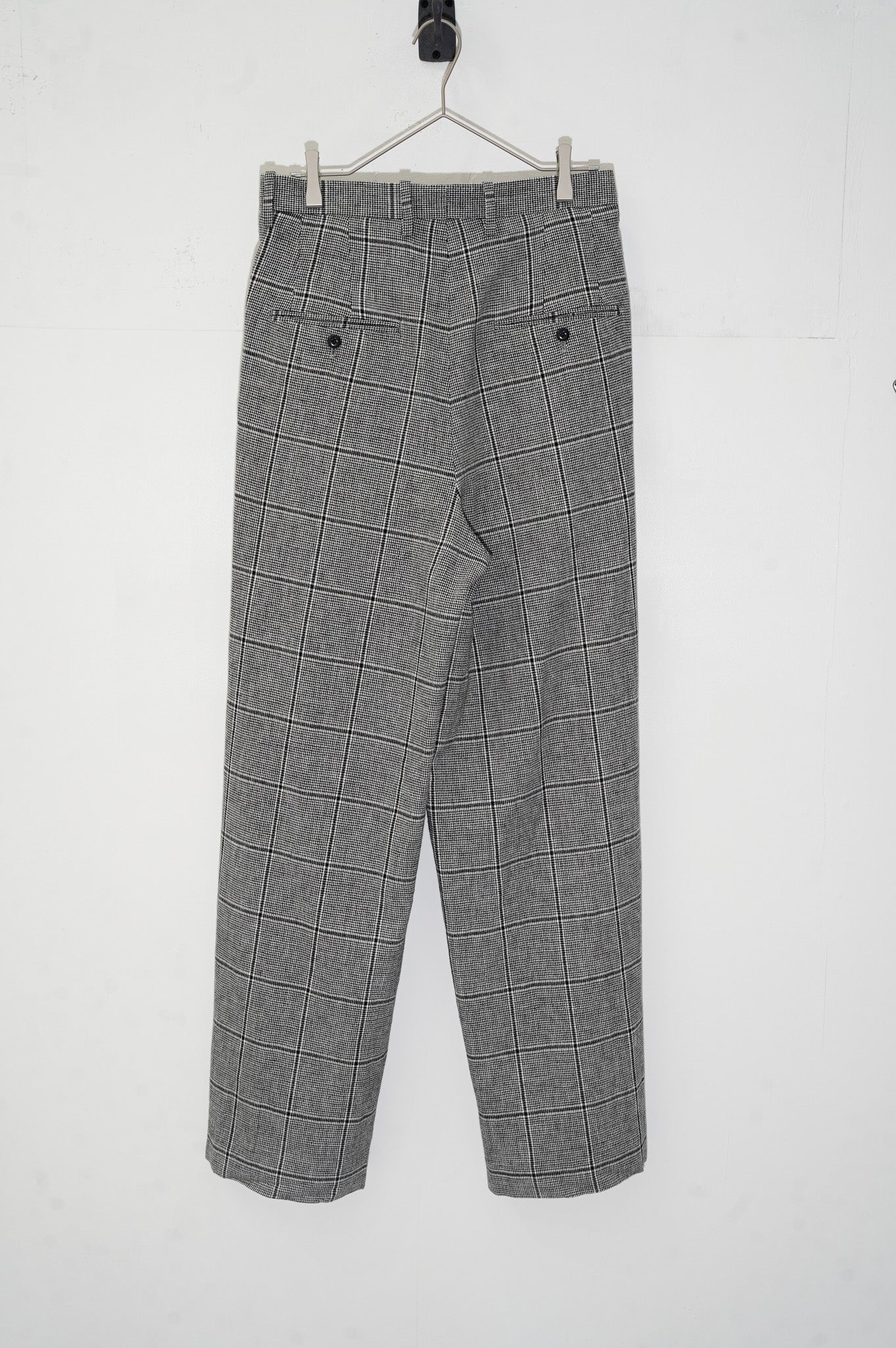 m's braque "TUCKED BAGGY PANTS" [BLACK&WHITE]