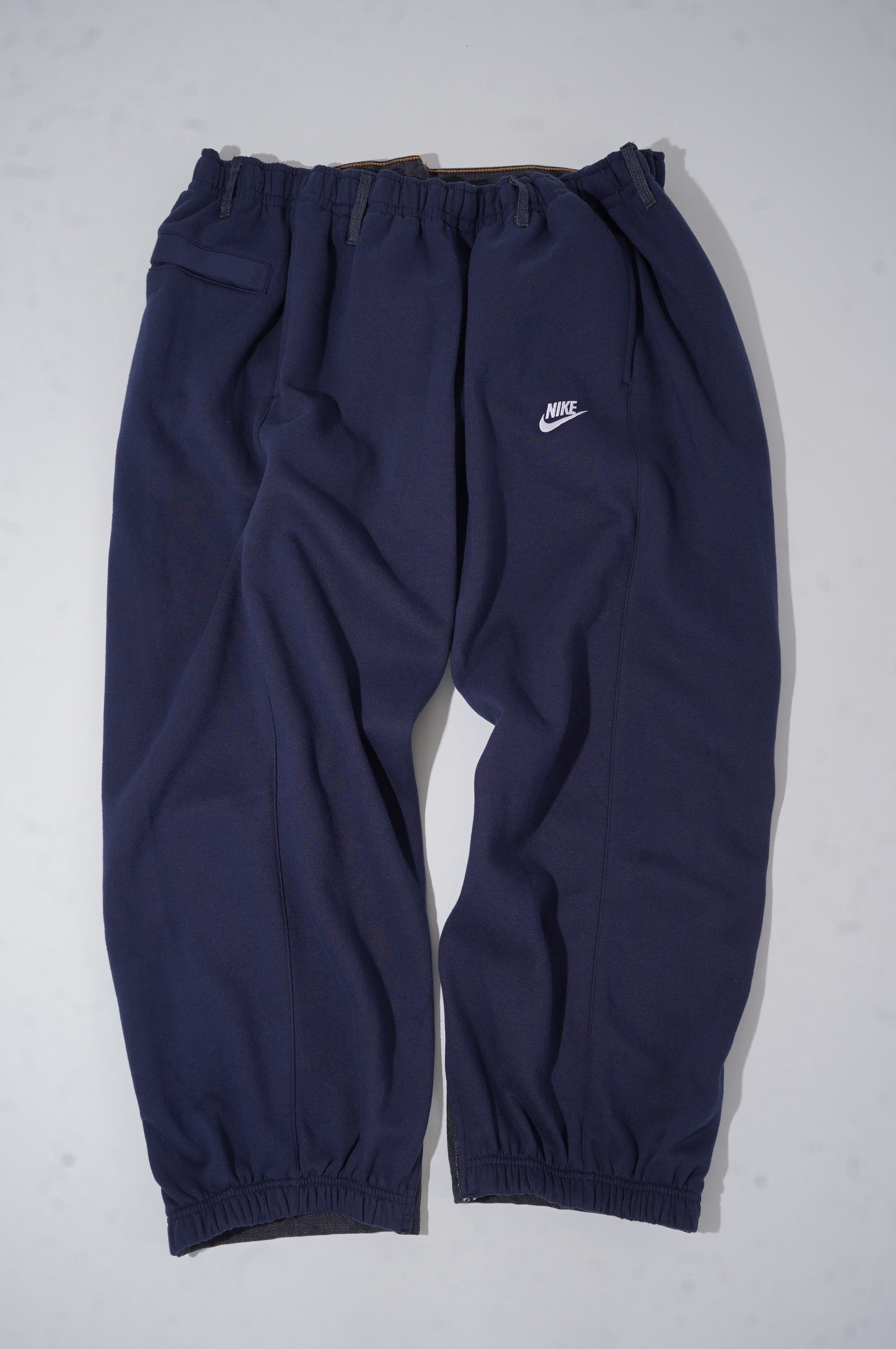 BLESS "OVER JOGGING JEANS"　［NAVY/DENIMBLUE］