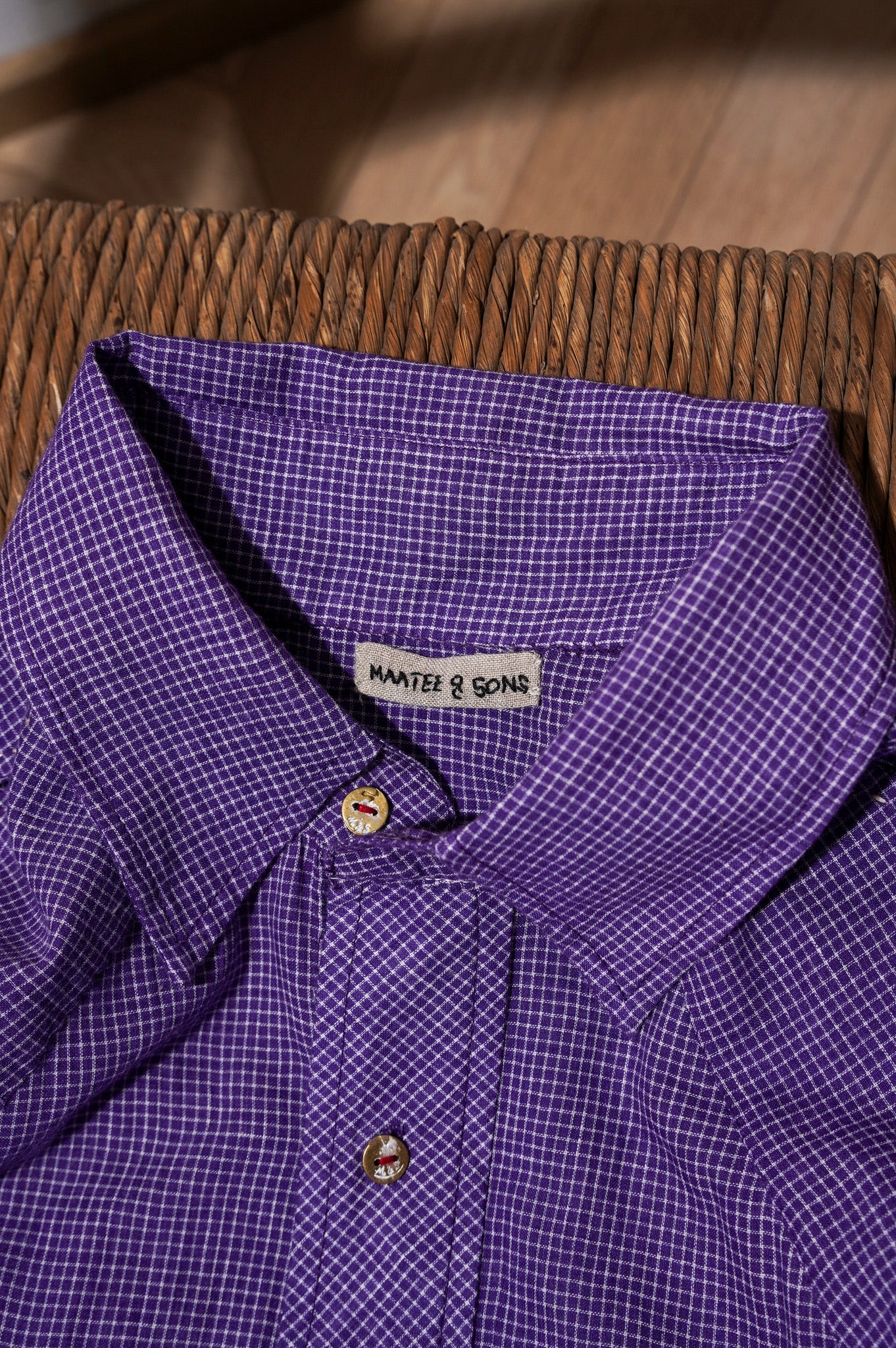 MAATEE&SONS "GUPTA WESTERN with ELEPHANT" [PURPLE]
