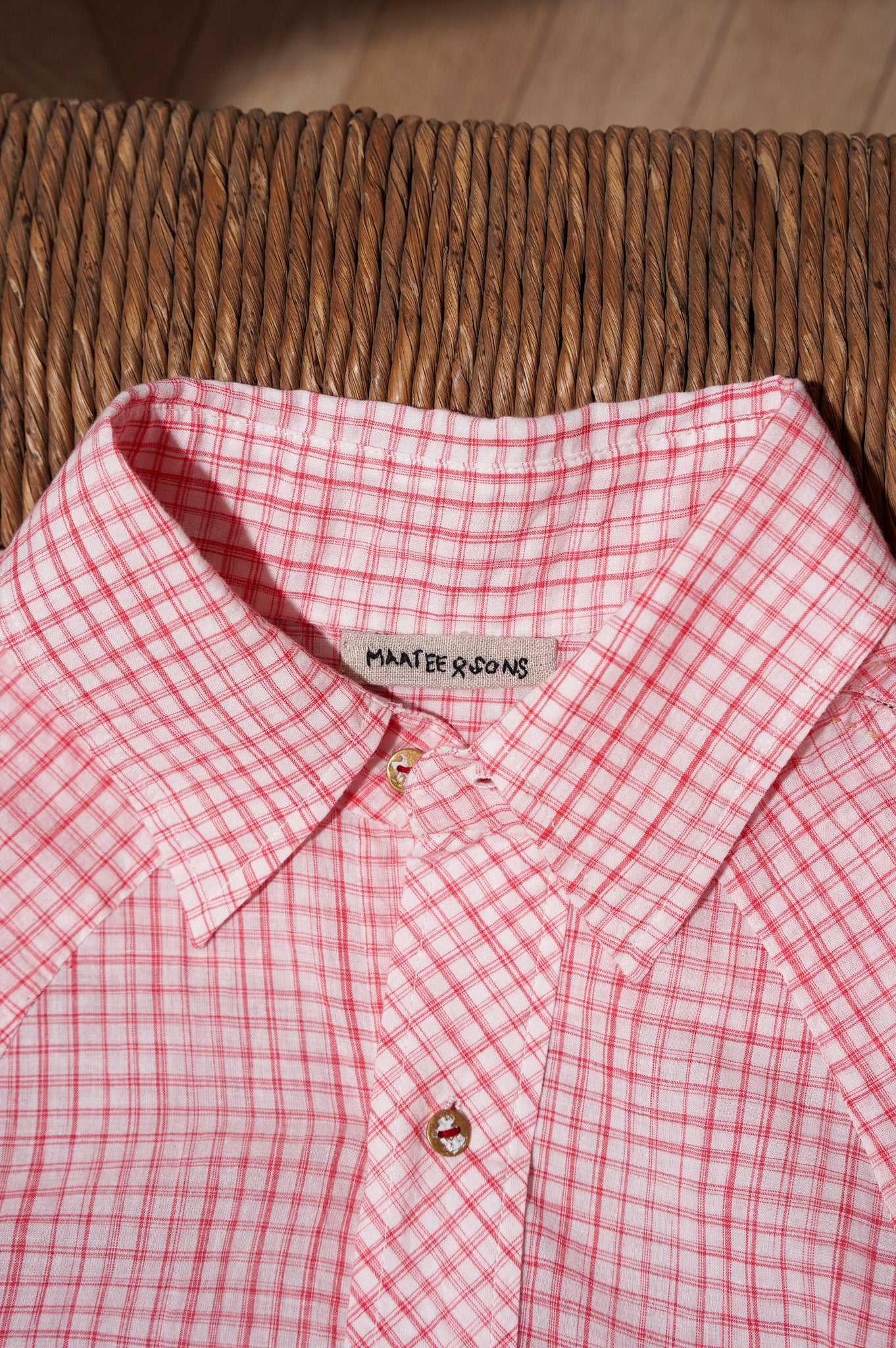 MAATEE&SONS "GUPTA WESTERN with ELEPHANT" [WHITE×RED]