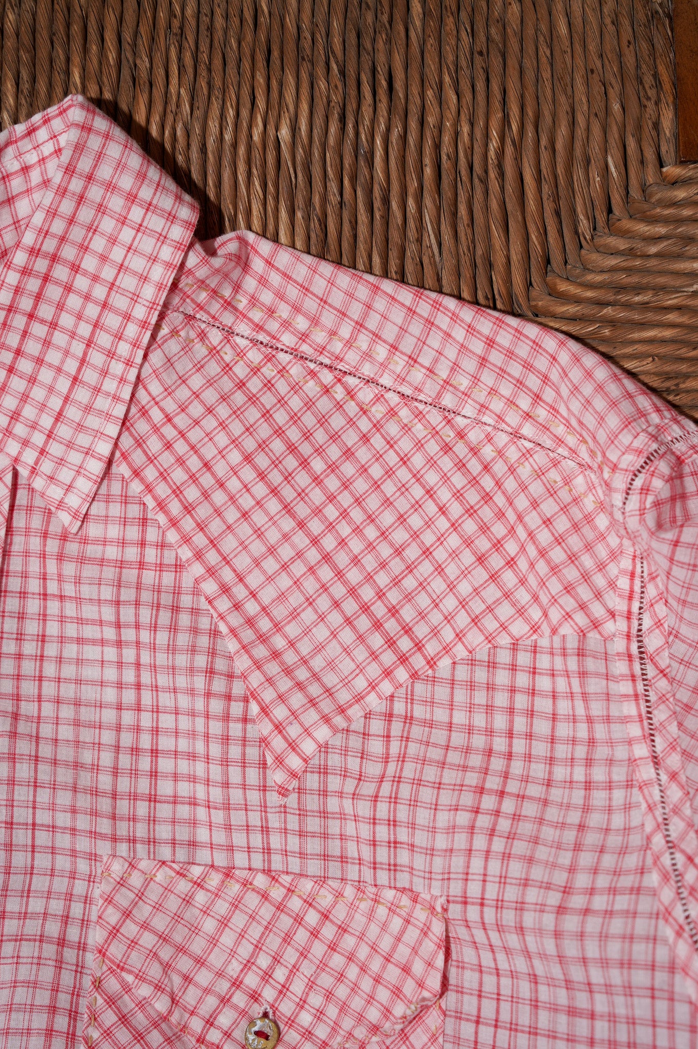MAATEE&SONS "GUPTA WESTERN with ELEPHANT" [WHITE×RED]