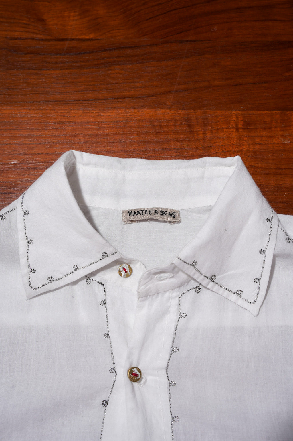 MAATEE&SONS "GUPTA EMBROIDERY" [WHITE]