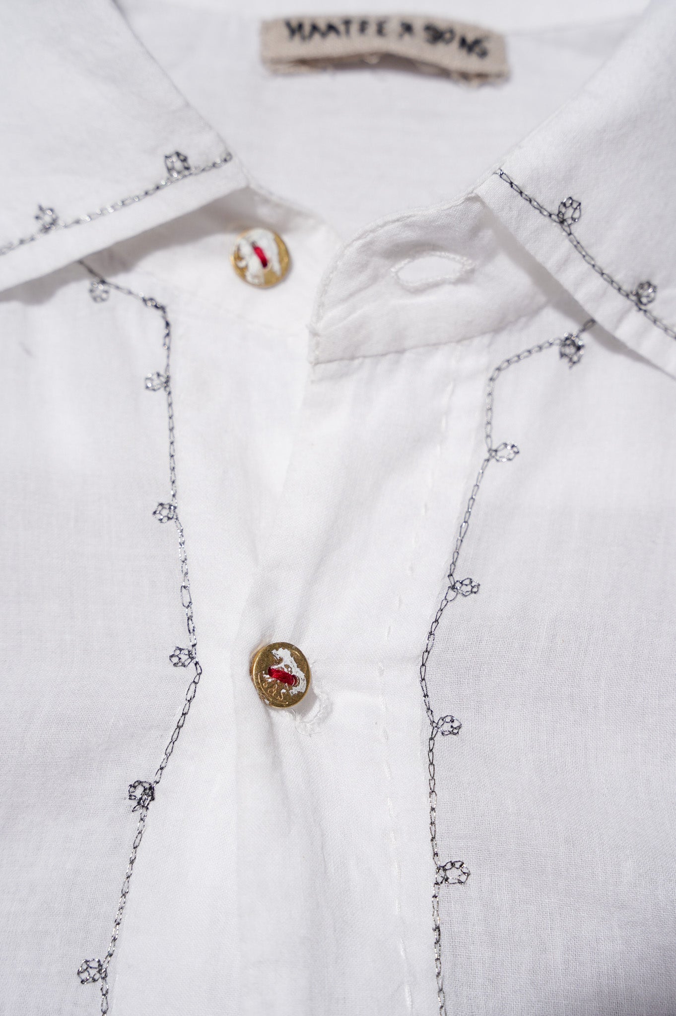 MAATEE&SONS "GUPTA EMBROIDERY" [WHITE]