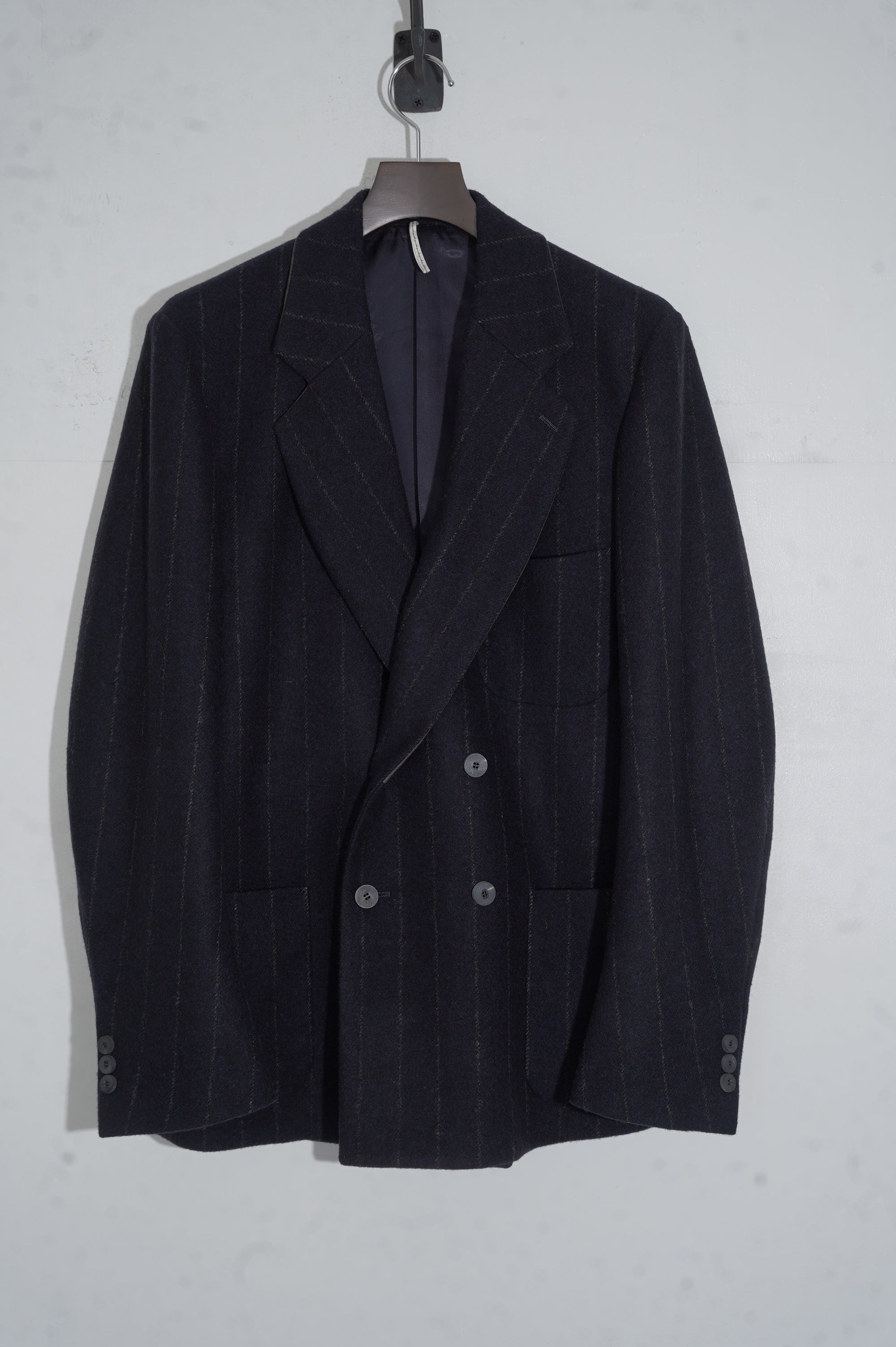 m's braque "W4B COMFORT LOOSEN JK" ［NAVY CHALK］