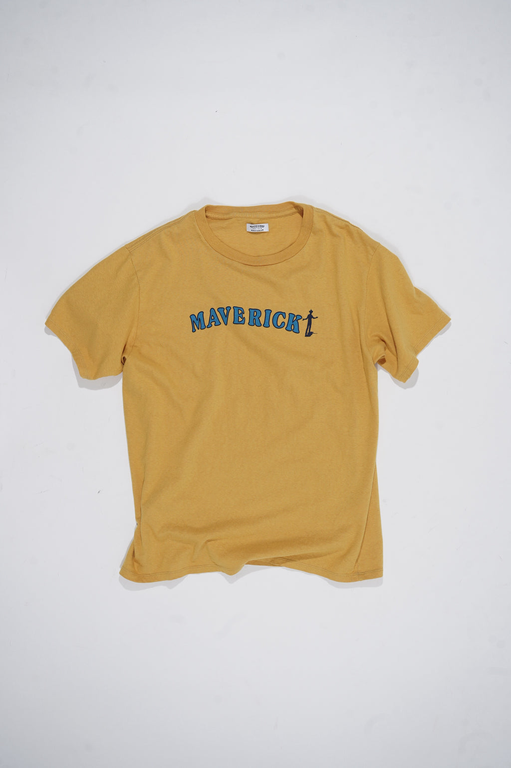 MAATEE&SONS "PRINT TEE" [YELLOW MARVERICK]