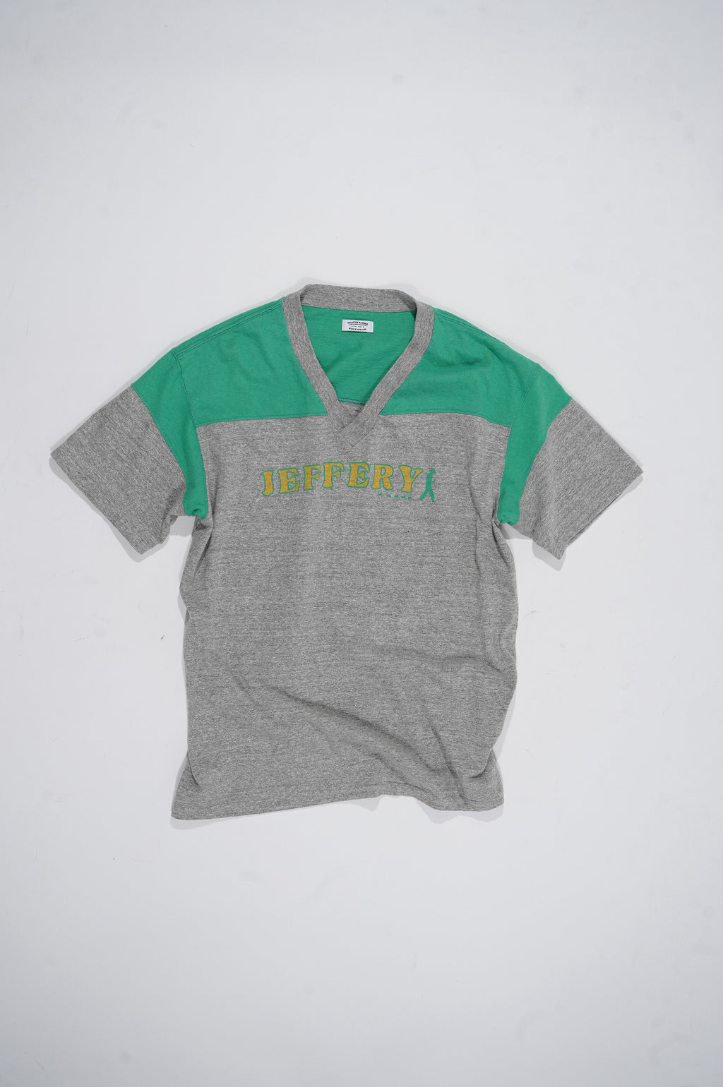 MAATEE&SONS "PRINT TEE" [GRY JEFFERY]