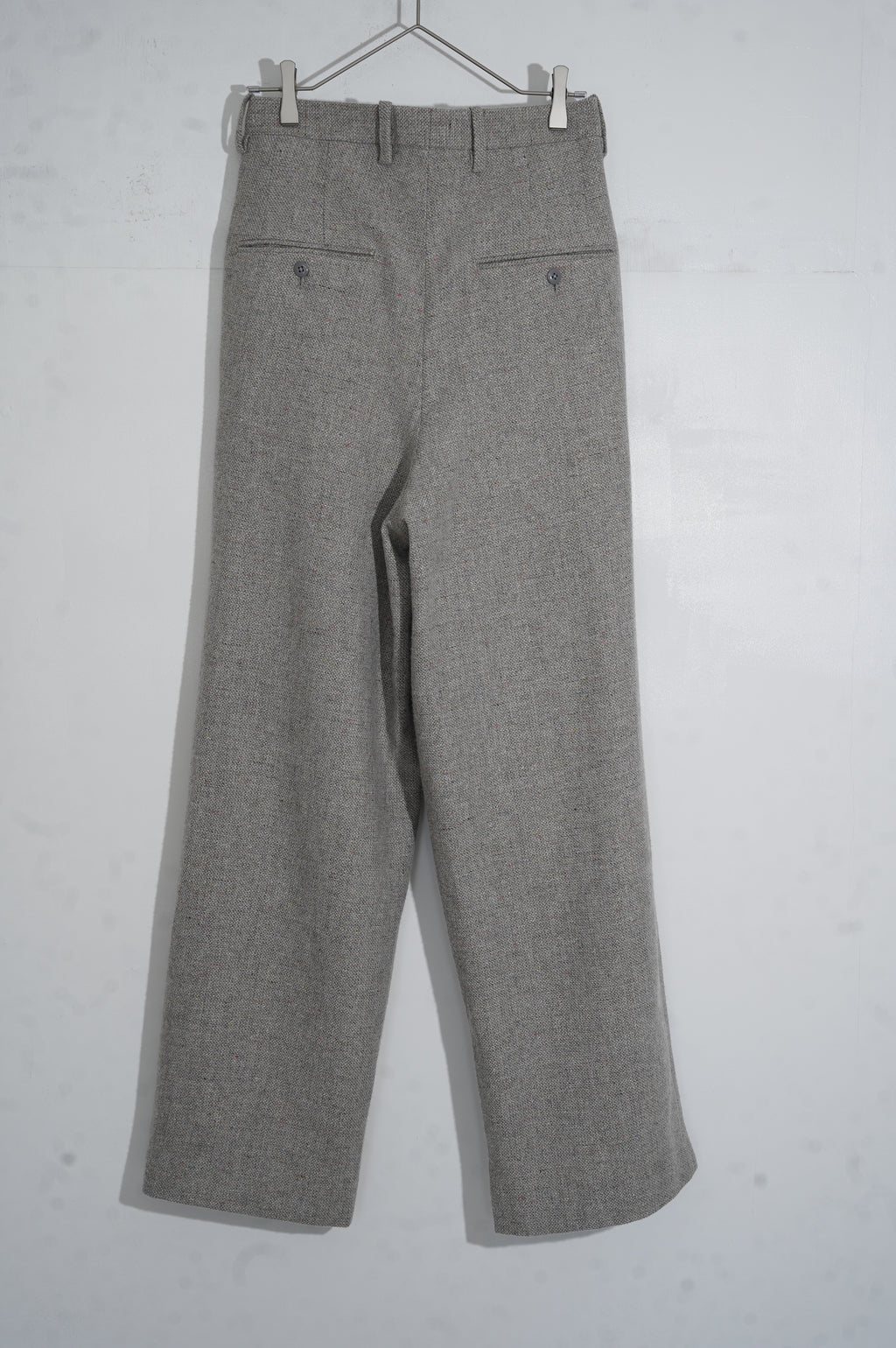 m's braque "TUCKED BAGGY PANTS" ［LIGHT GRAY MIX］